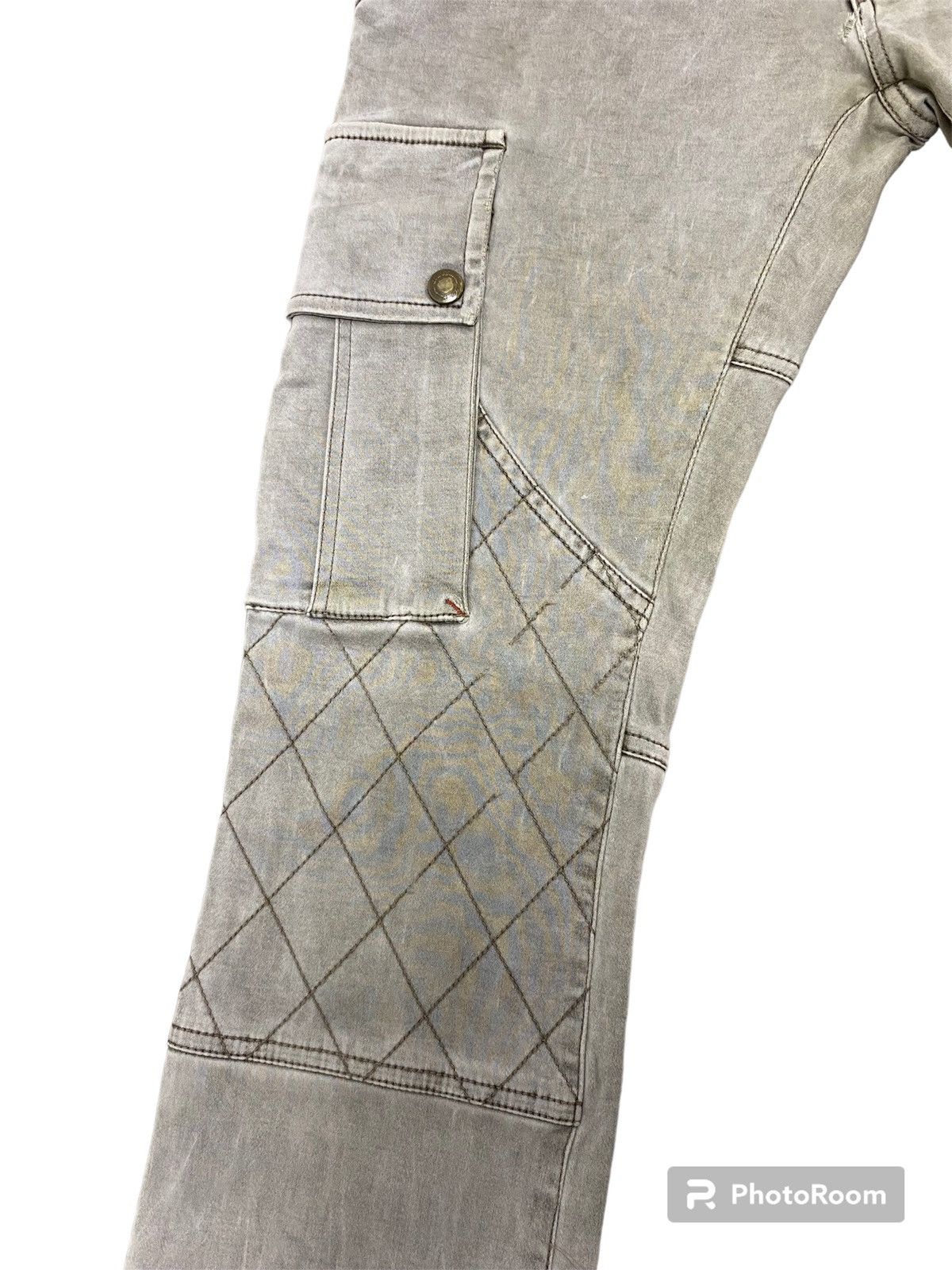 Tete Homme 🔥 Very Rare Vintage Tete Homme Issey Miyake Biker Cargo Pant Size US 28 / EU 44 - 7 Thumbnail