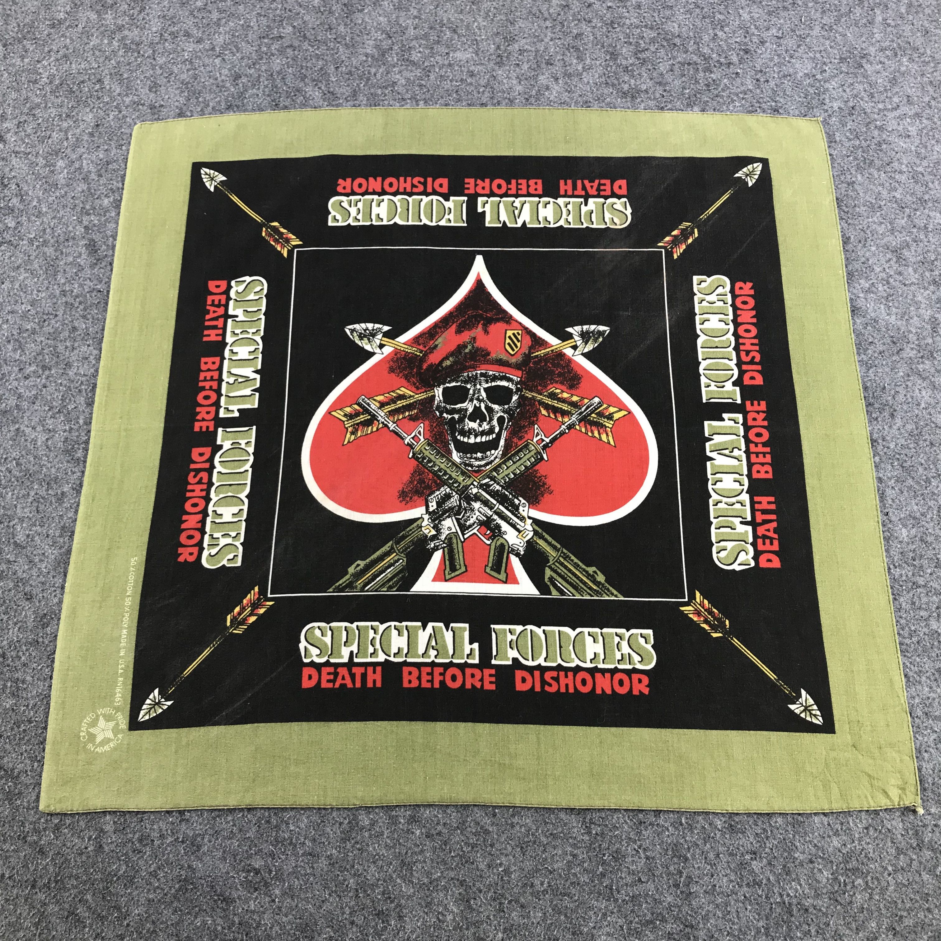 Death Before Dishonor Death Before Dishonor Neckerchief Bandana H1299 Size ONE SIZE - 1 Thumbnail