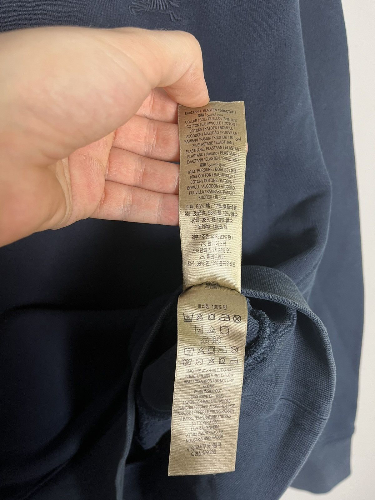 Burberry 🟦 Burberry Crewneck Size US M / EU 48-50 / 2 - 6 Thumbnail