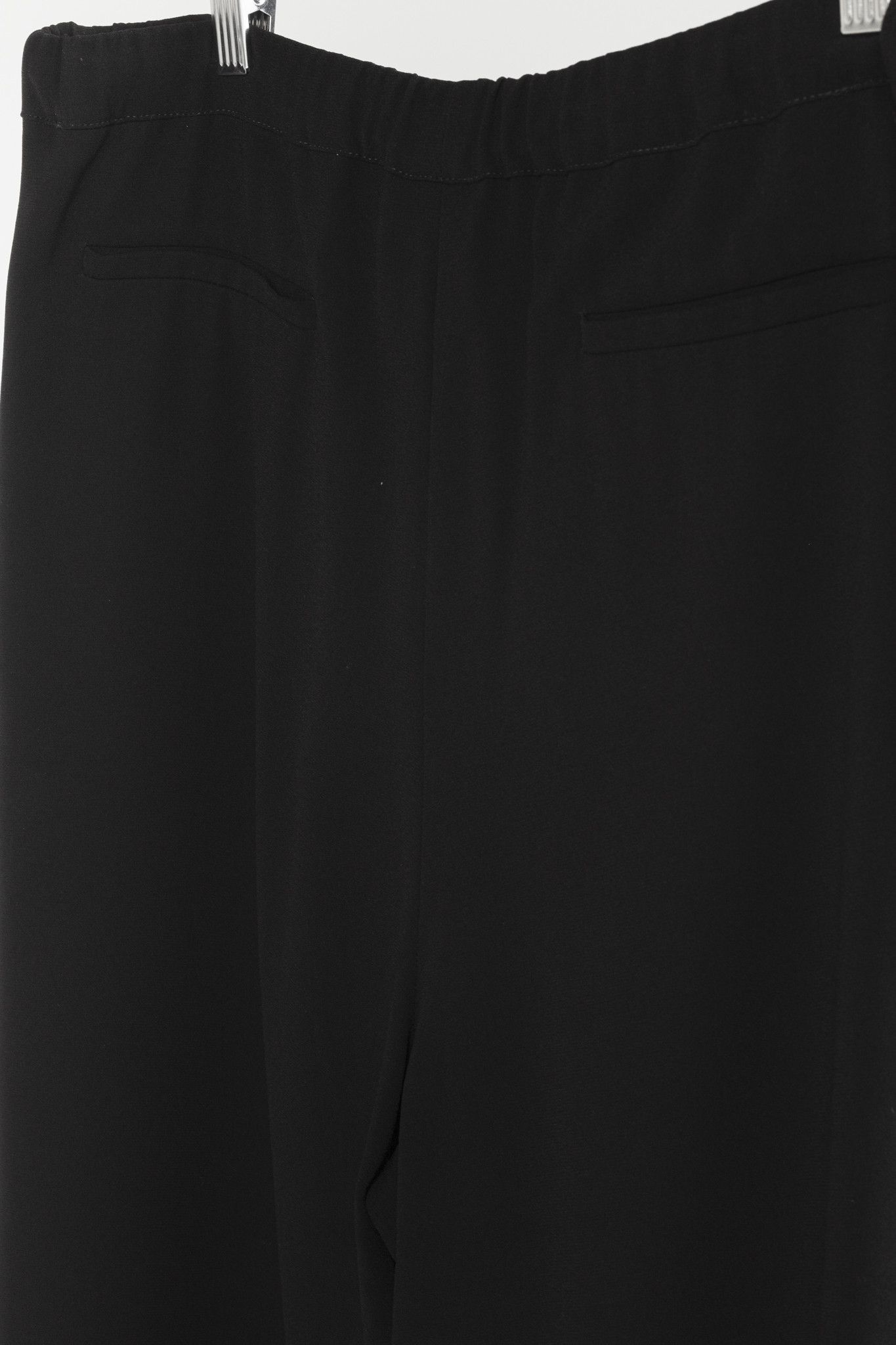 Max Mara Max Mara Weekend Relaxed Drawstring Waist Black Pants Size 34" / US 12 / IT 48 - 8 Thumbnail