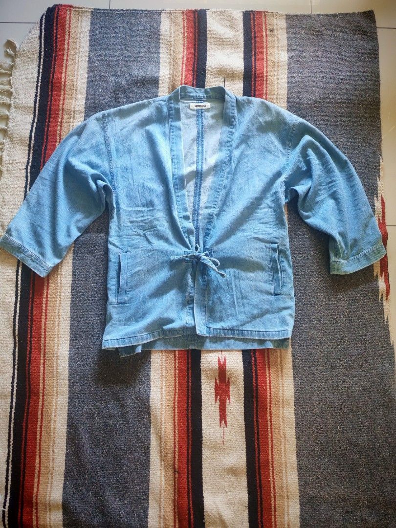monkey time Monkey Time Denim Kimono Jacket by United Arrows Japan Size US S / EU 44-46 / 1 - 1 Thumbnail