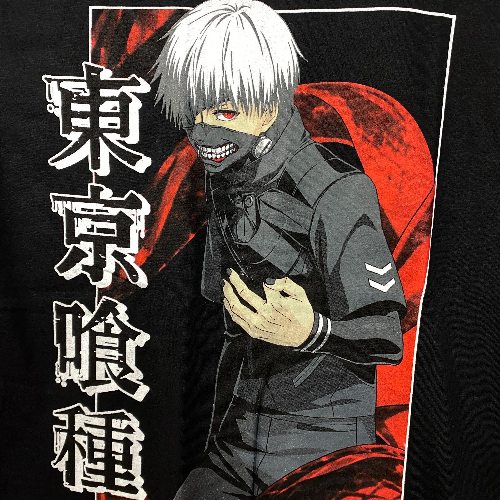 Anime Tokyo Ghoul Ken Kaneki Eyepatch Centipede Ghoul Anime T-Shir Size US S / EU 44-46 / 1 - 2 Thumbnail