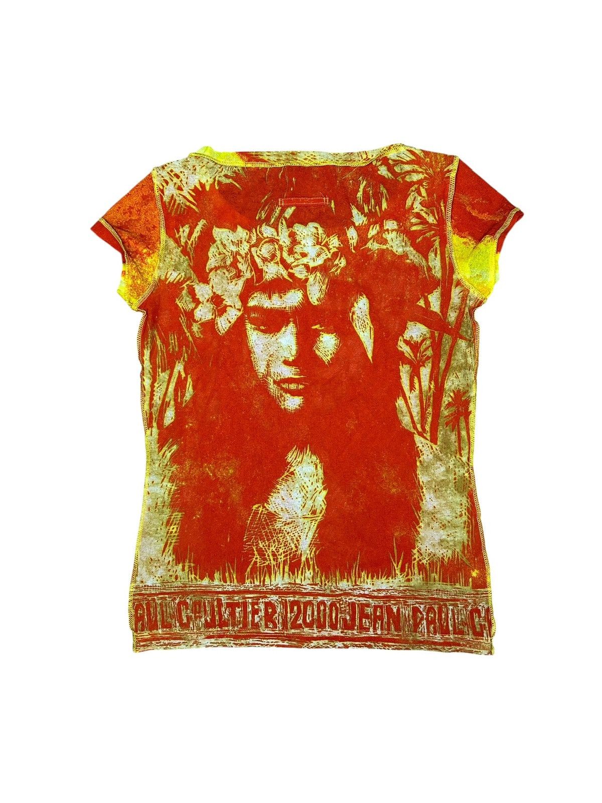 Jean Paul Gaultier S/S 00 Portrait Mesh Top Size M / US 6-8 / IT 42-44 - 5 Thumbnail