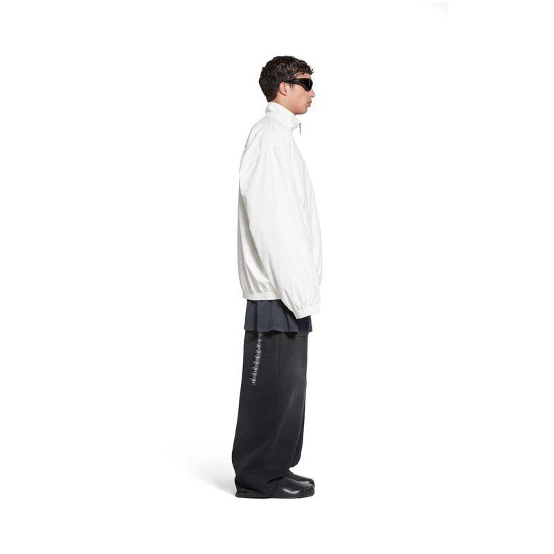 Balenciaga o1tr1nto0725 DIY Metal Outline Tracksuit Jacket in White Size US M / EU 48-50 / 2 - 4 Thumbnail