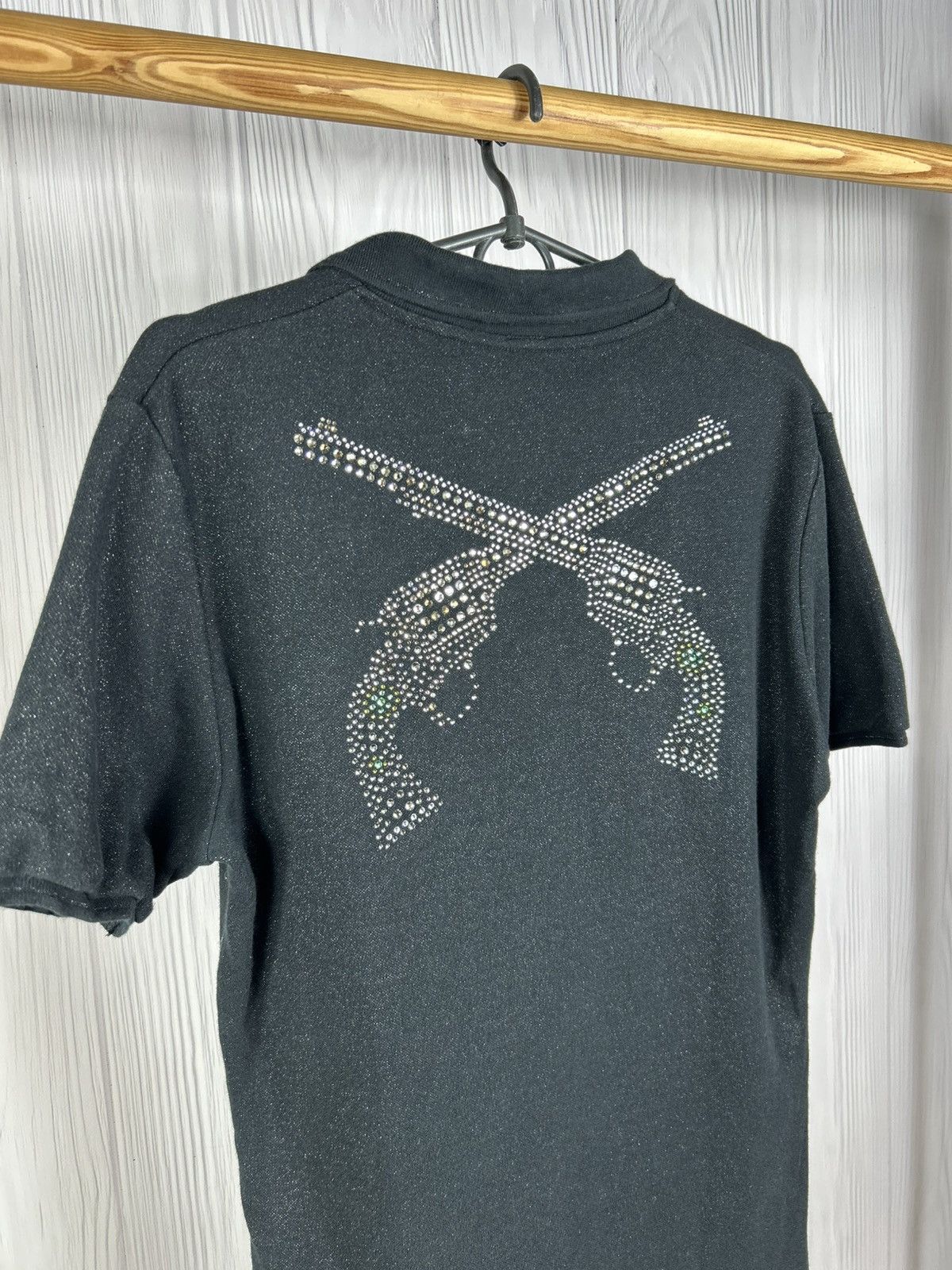 roarguns Roarguns Japan Cross Guns Swarovski Polo Shirt Size 3 Size US M / EU 48-50 / 2 - 2 Thumbnail