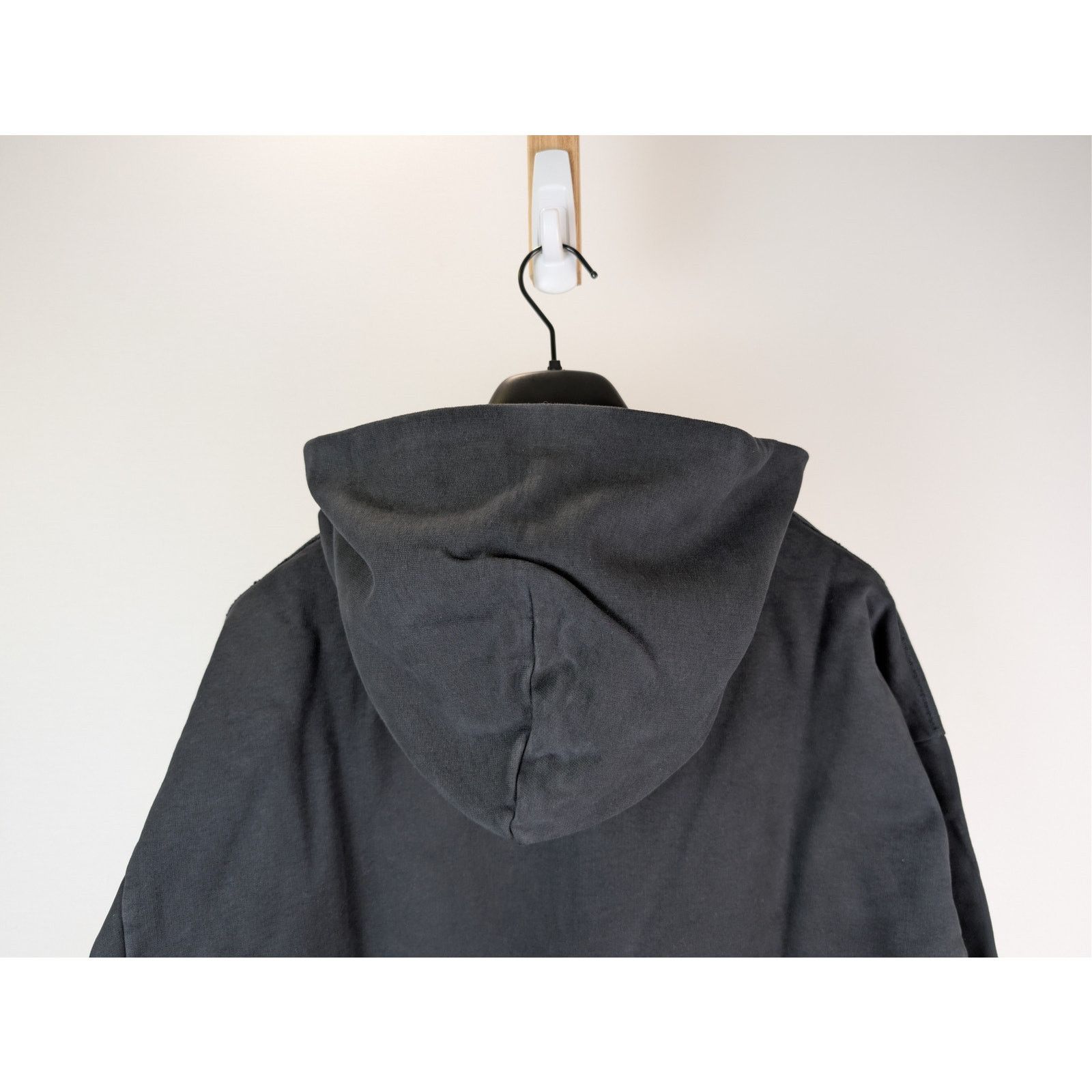 Acne Studios o1rshd1 Logo-Print Cotton Hoodie in Black XL Size US XL / EU 56 / 4 - 11 Thumbnail