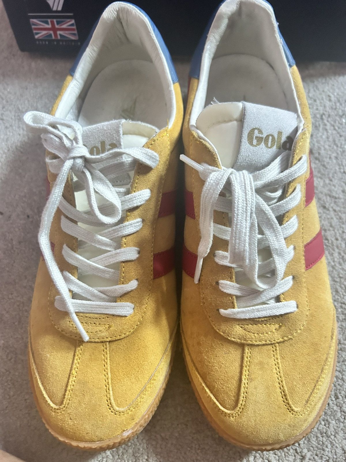 Gola Gola Classics Women's Elan Sneakers Sun/Deep Red/Moonlight Size US 10 / IT 40 - 7 Thumbnail