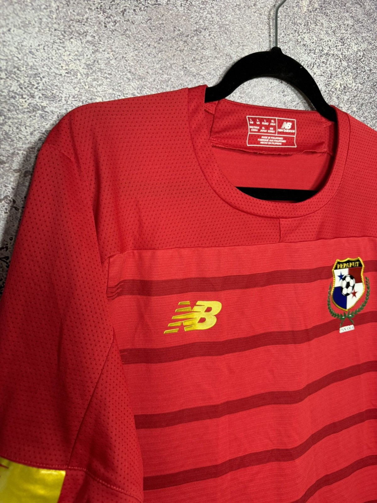 New Balance Panama National Team 2020 International NB Soccer Jersey Size US L / EU 52-54 / 3 - 6 Thumbnail