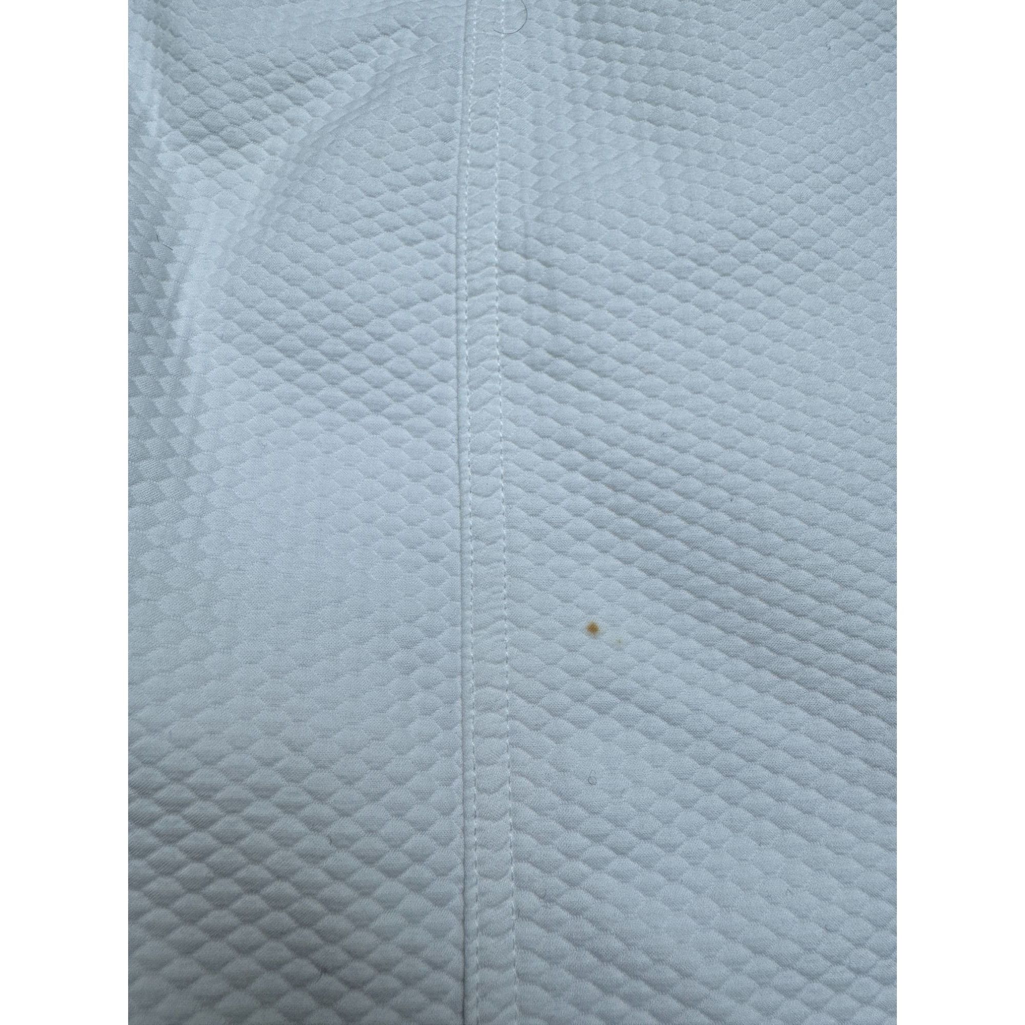 Courreges Vintage White Cotton Skirt Size 28" / US 6 / IT 42 - 5 Thumbnail