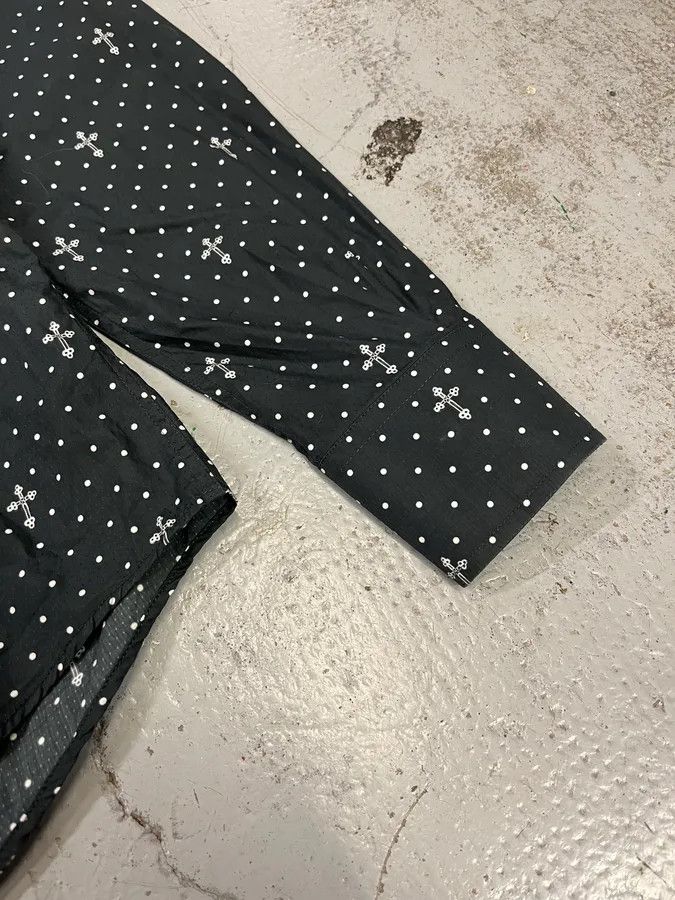 Dolce & Gabbana 2010s Dolce & Gabbana Black Polka Dot Cross Print Shirt Size US S / EU 44-46 / 1 - 6 Thumbnail