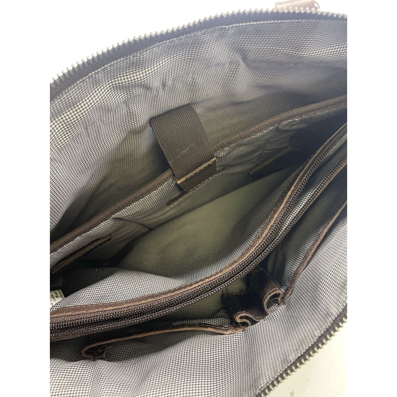 Arrow Spikes & Sparrow Brown Leather Crossbody Handbag Shoulder Bag Women Medium Brown Crossbody Bag Leather Sparrow Spike Pattern Solid Magnetic Zip Size ONE SIZE - 7 Thumbnail