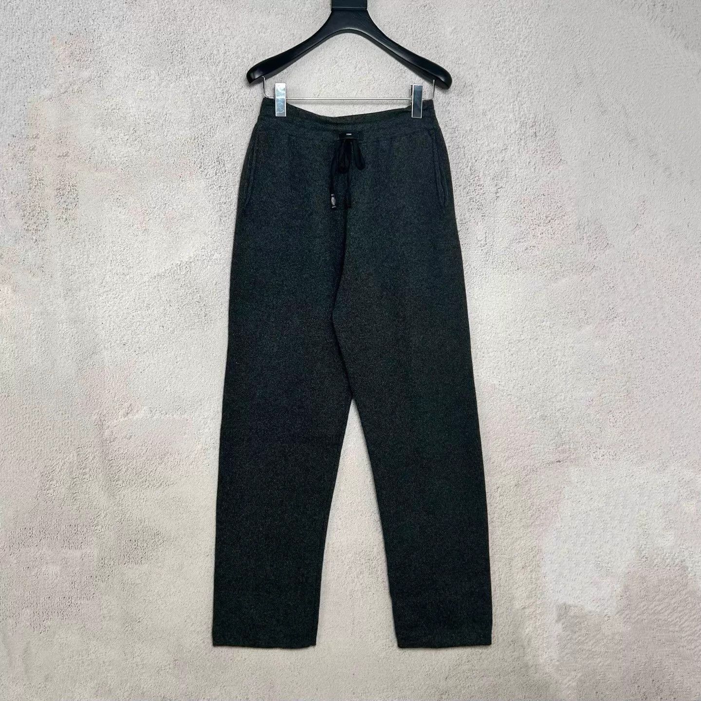 Fendi Black Drawstring Casual Sweatpants Size 28 Size US 28 / EU 44 - 1 Thumbnail