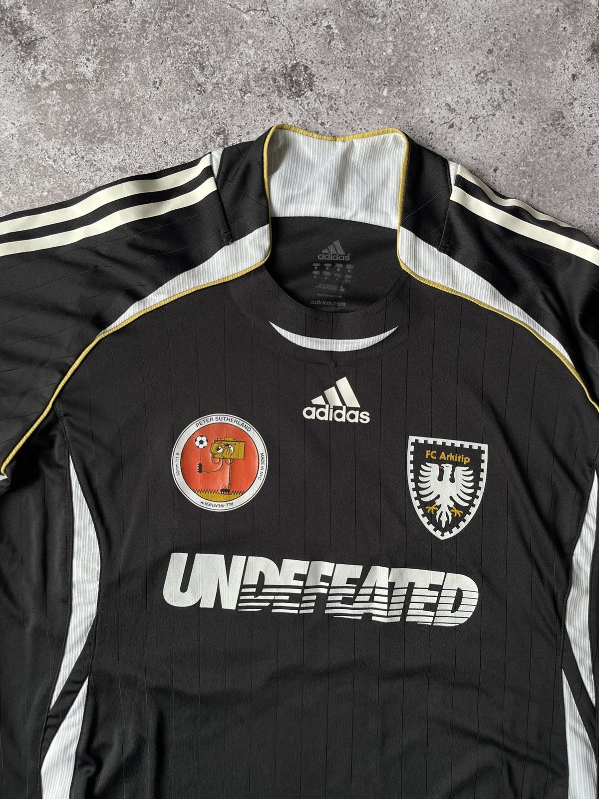Adidas × Undefeated Undefeated x FC Arkitip Adidas Football Jersey Black #34 Size US M / EU 48-50 / 2 - 2 Thumbnail