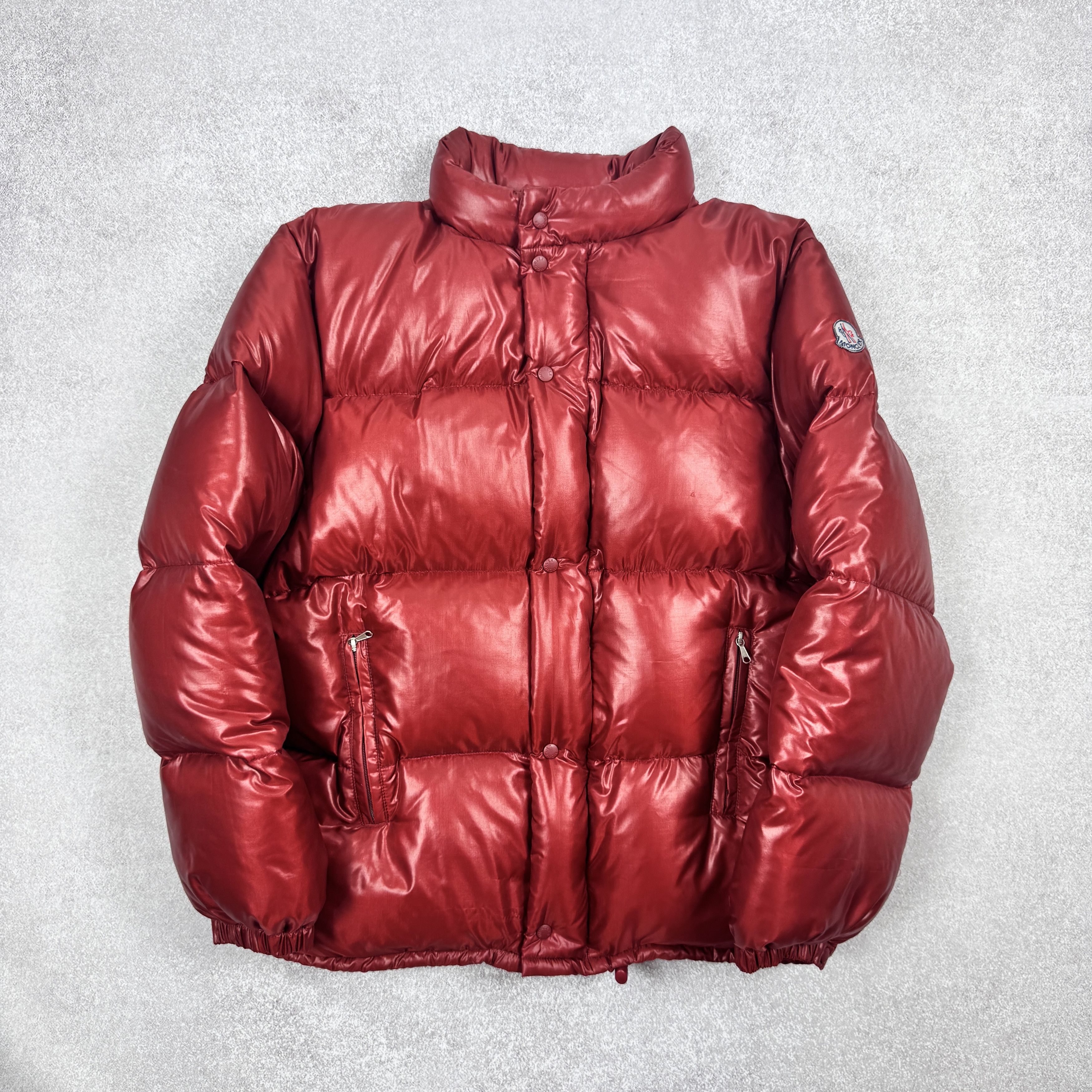 Moncler Vintage Moncler Shiny Red Down Puffer 90s 00s Size XS-S Size US S / EU 44-46 / 1 - 2 Thumbnail