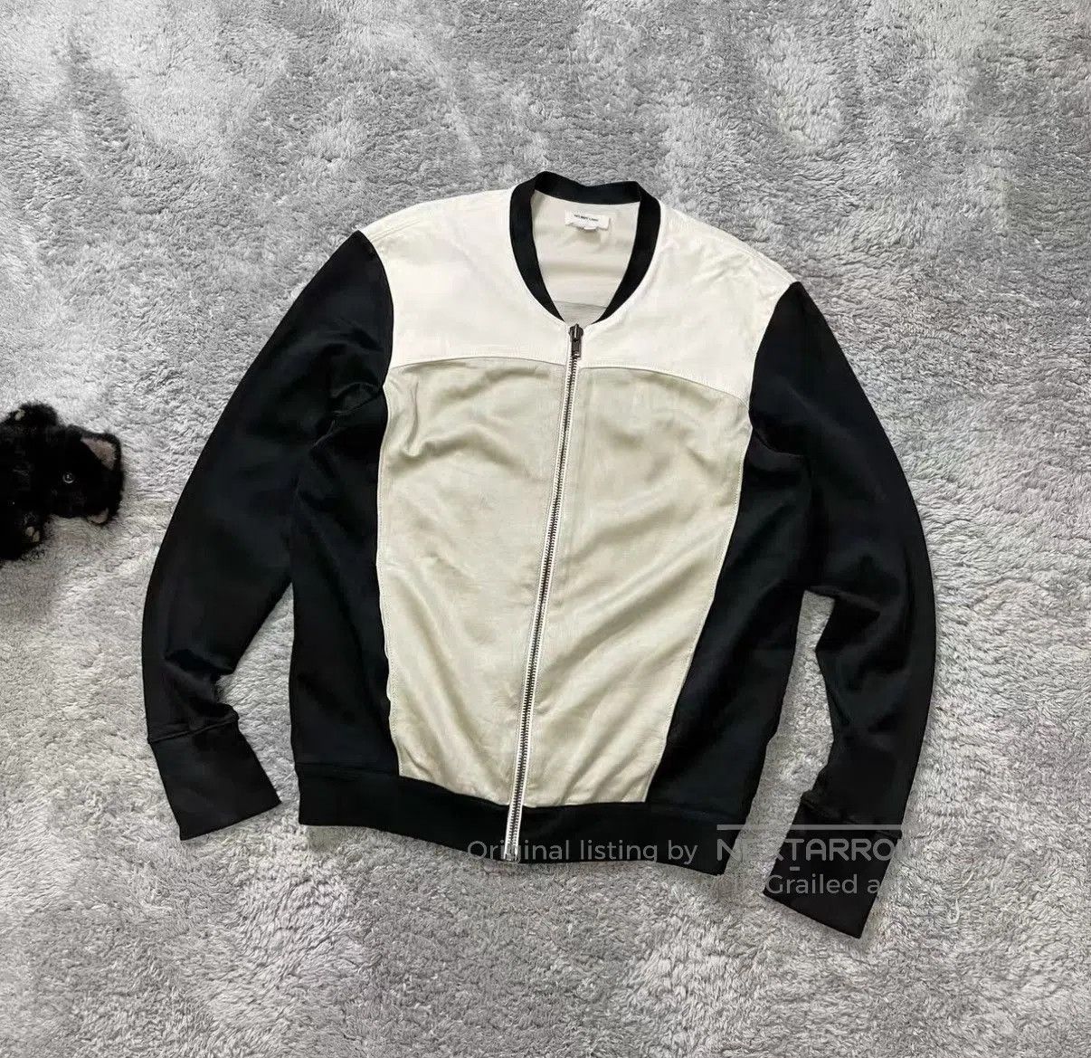 Helmut Lang White Color Block Zip. Size US L / EU 52-54 / 3 - 1 Thumbnail