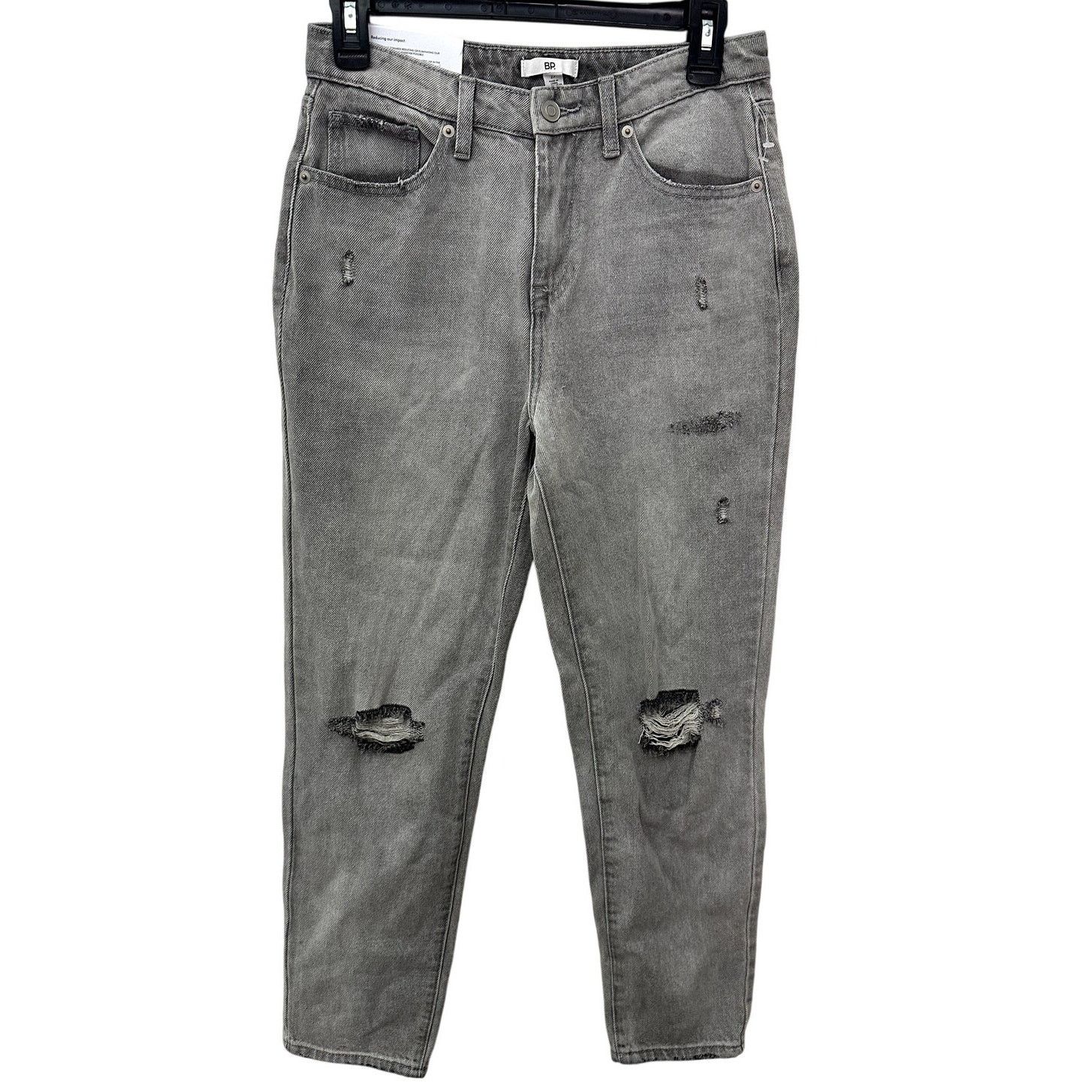 BP. BP Women's Gray Be Responsible High Waist Jeans 27 NWT Size 27" / US 4 / IT 40 - 2 Thumbnail