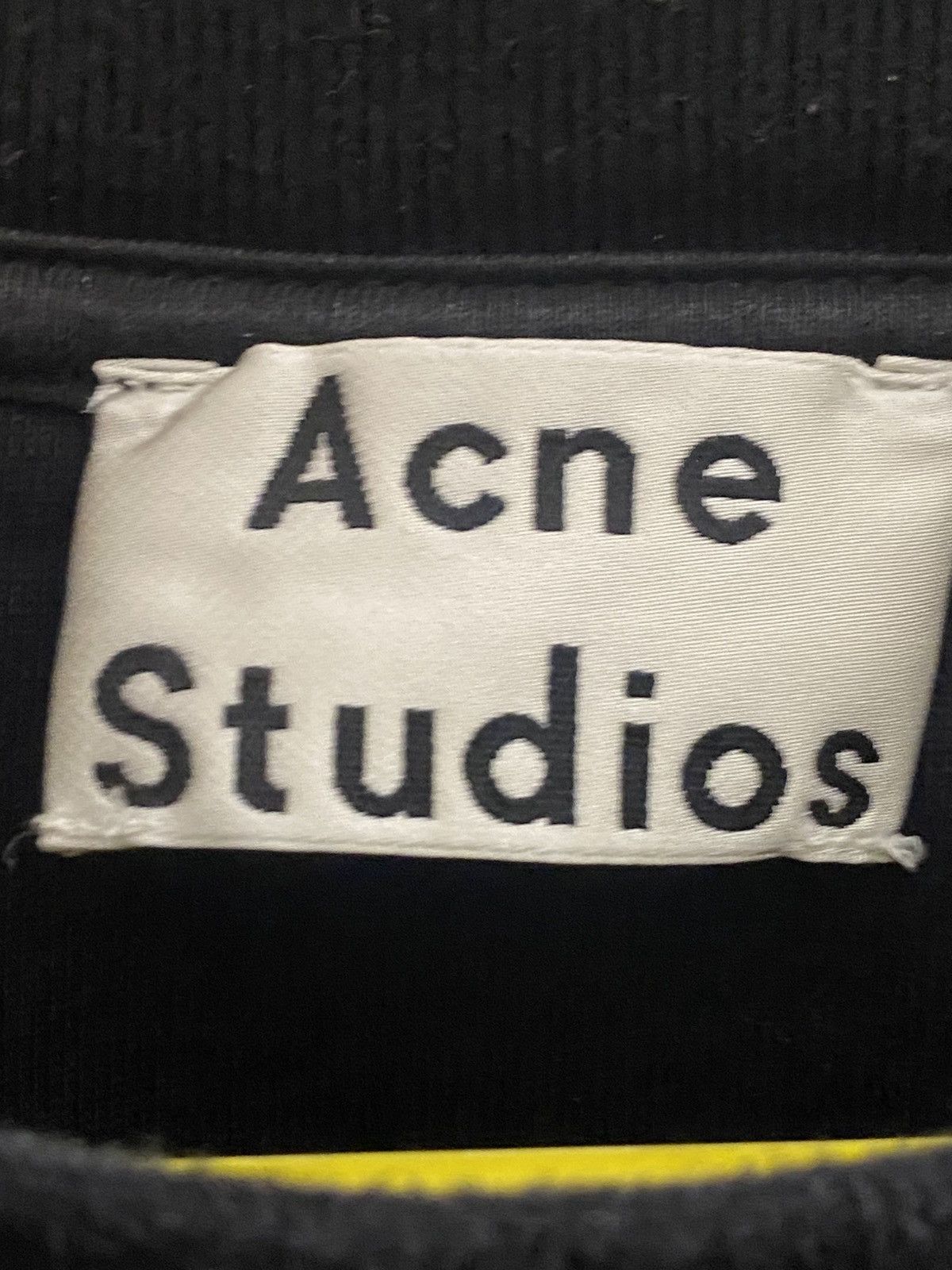 Acne Studios Black Flogho Sweatshirt Size US XL / EU 56 / 4 - 3 Thumbnail