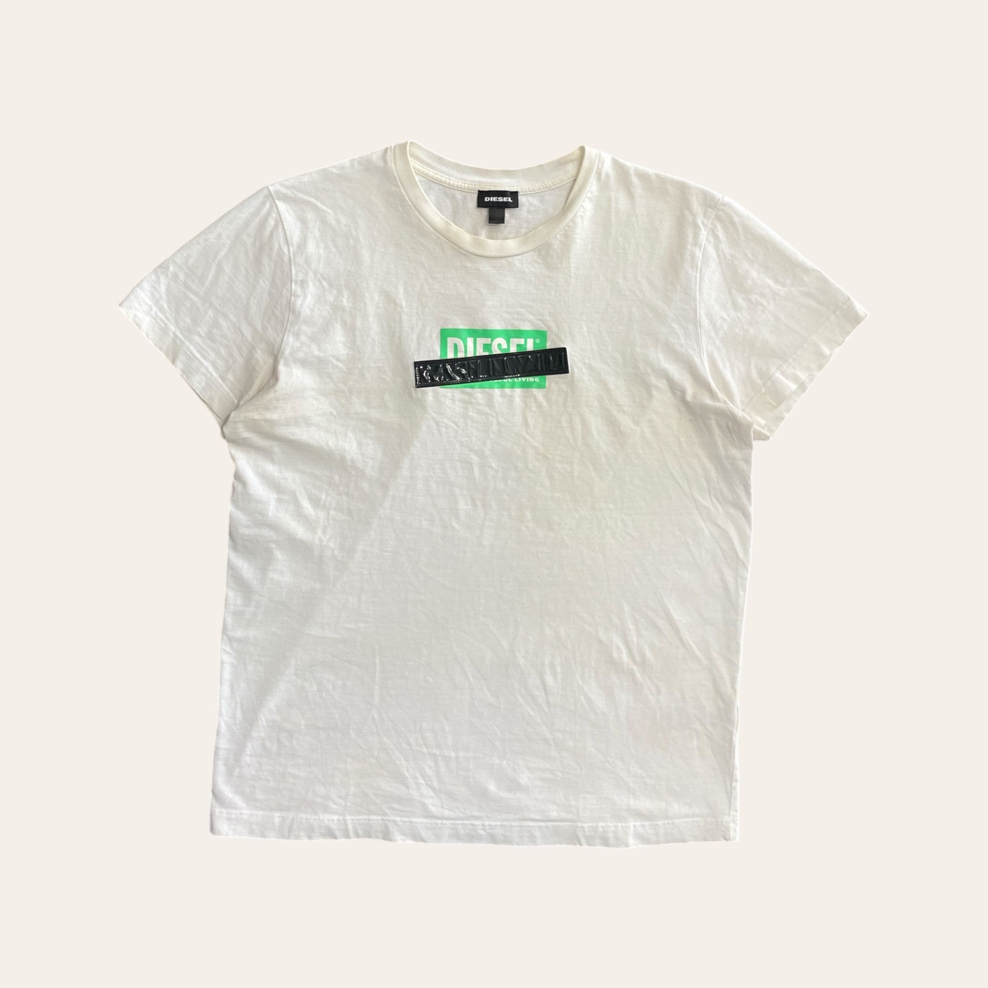 Diesel Applique Tape Tee Size US S / EU 44-46 / 1 - 1 Thumbnail