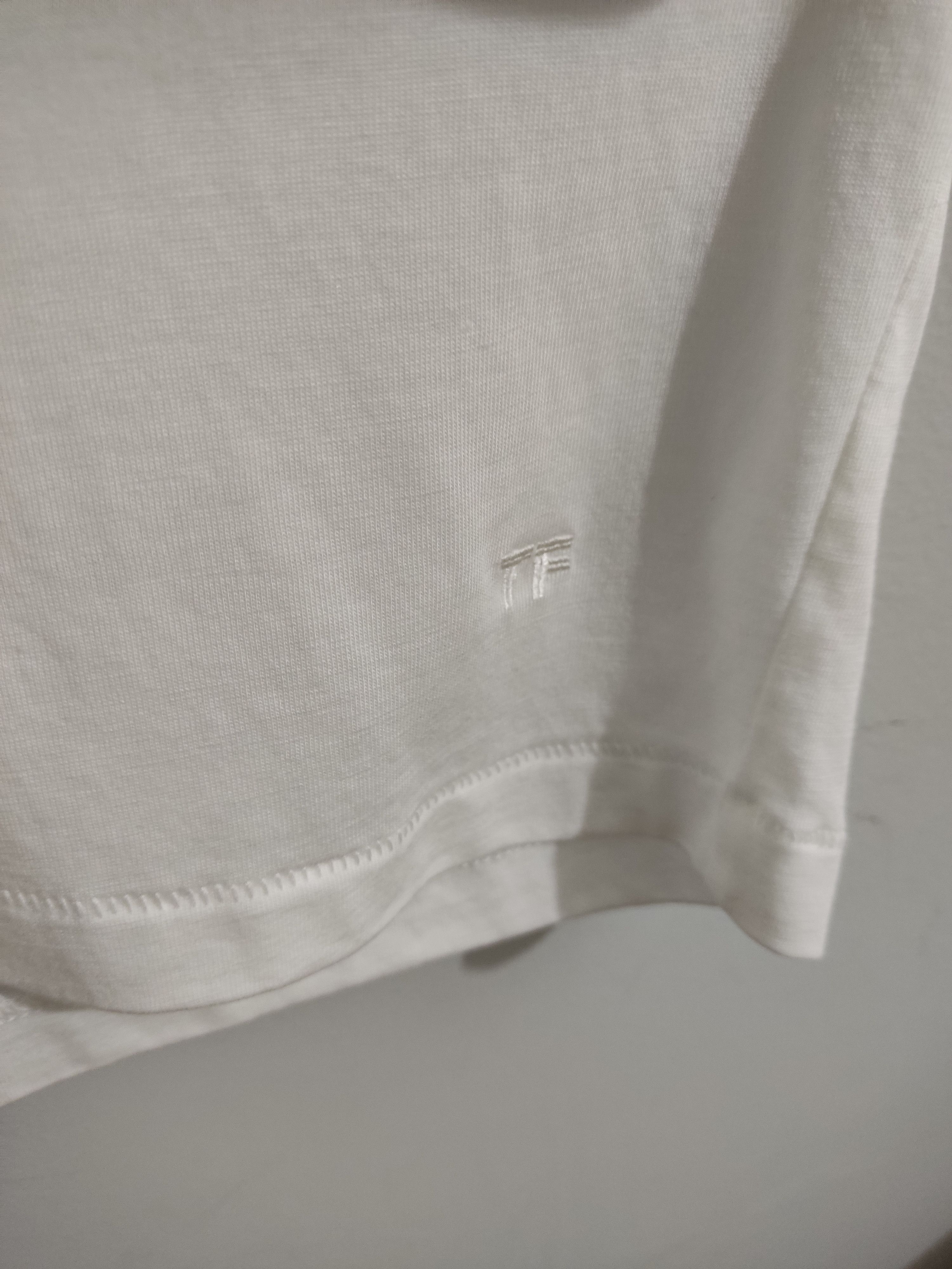 Tom Ford LYOCELL COTTON CREW NECK T-SHIRT Size US L / EU 52-54 / 3 - 4 Thumbnail