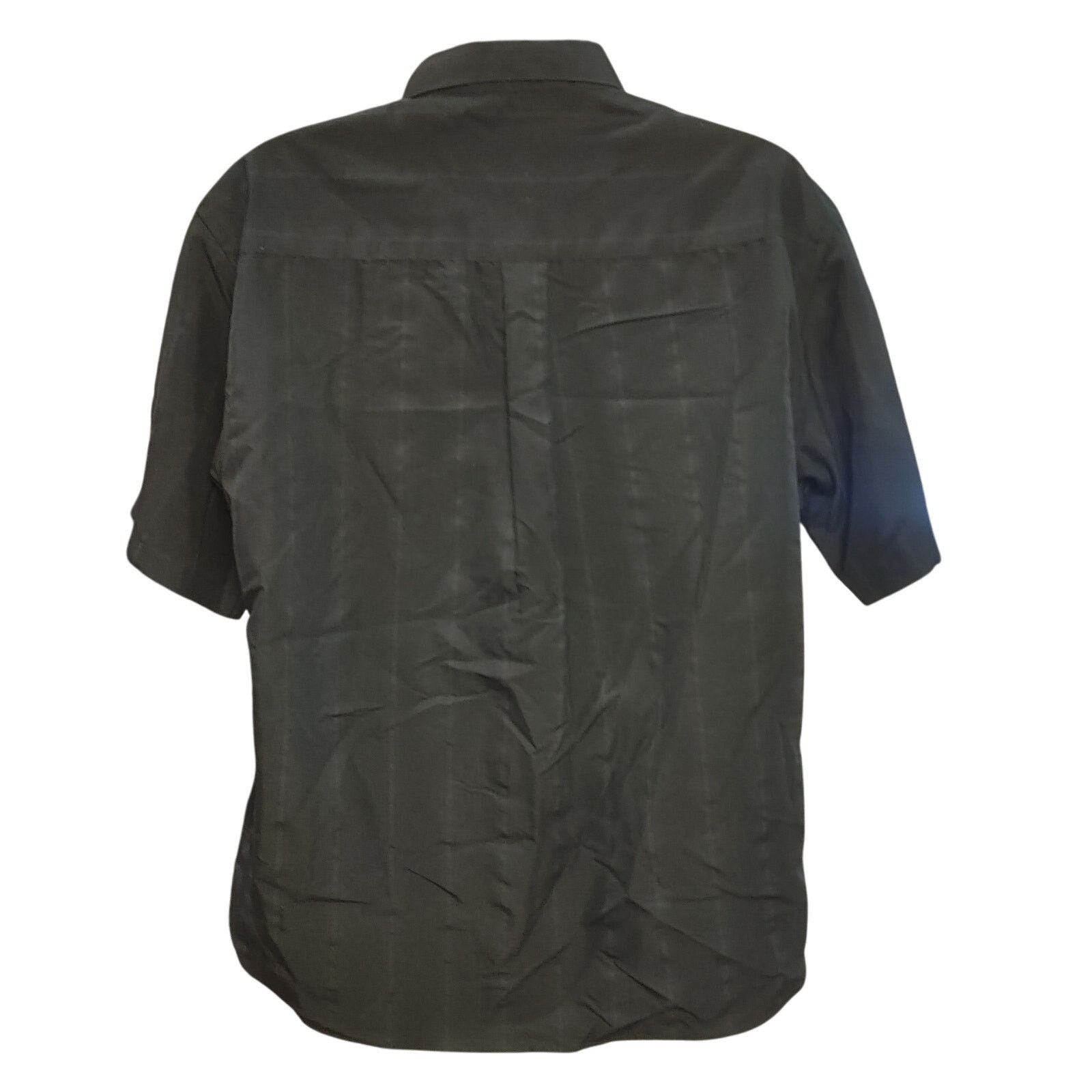 Perry Ellis Perry Ellis Men's XL Black Short Sleeve Dress Shirt Size US XL / EU 56 / 4 - 2 Thumbnail