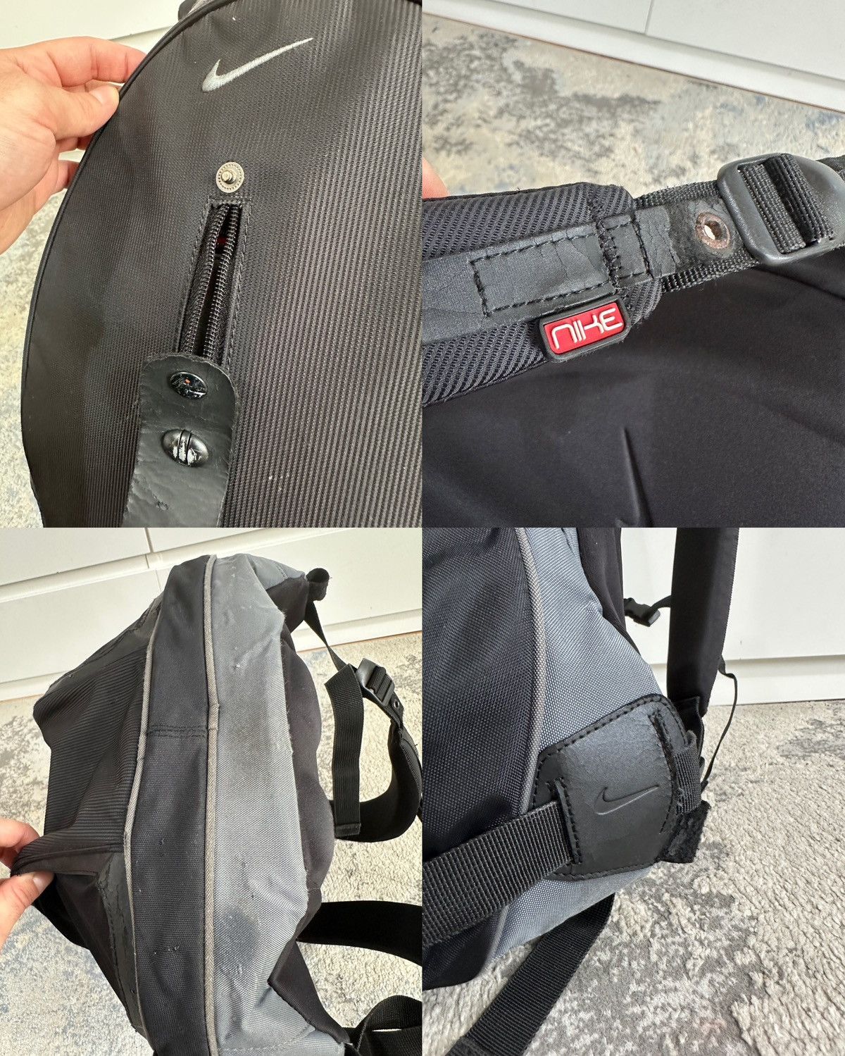 Nike VINTAGE NIKE Y2K TECHWEAR BACKPACK Size ONE SIZE - 6 Thumbnail