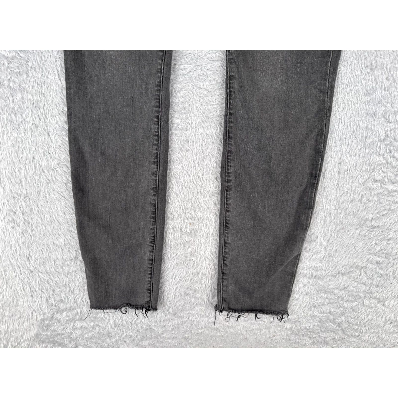 Madewell Madewell Jeans Women Black 26x27 10" High Rise Skinny Denim Cotton Blend 26 27 Size 26" / US 2 / IT 38 - 2 Thumbnail