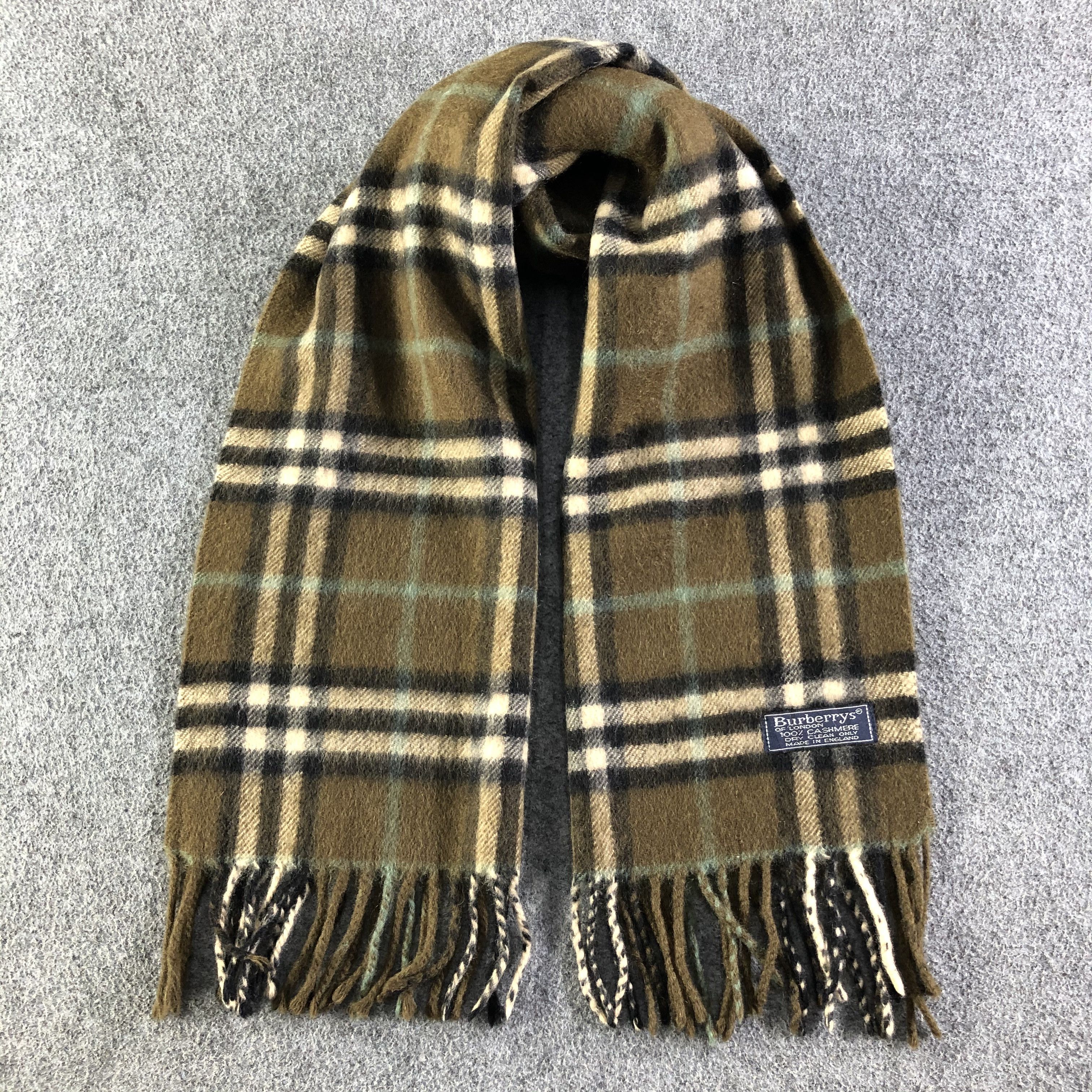 Burberry Burberry Cashmere Scarf / Muffler / Neckwear Size ONE SIZE - 1 Thumbnail