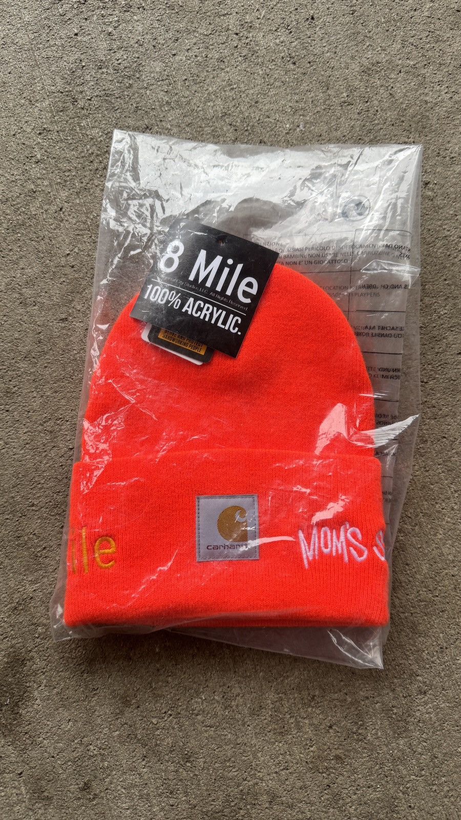 Carhartt × Eminem × Vintage Eminem 8Mile 20th Anniversary Moms Spaghetti Carhartt Beanie Size ONE SIZE - 1 Thumbnail