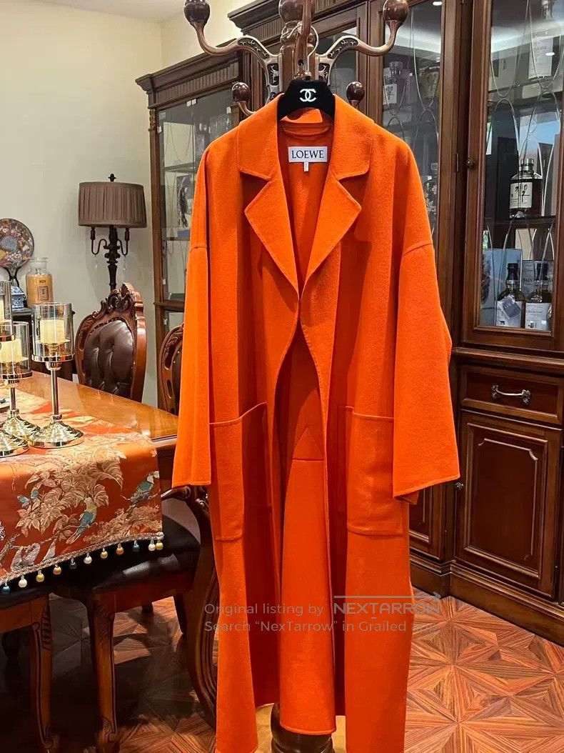 Loewe Loewe Wool cashmere coat Size M / US 6-8 / IT 42-44 - 1 Thumbnail