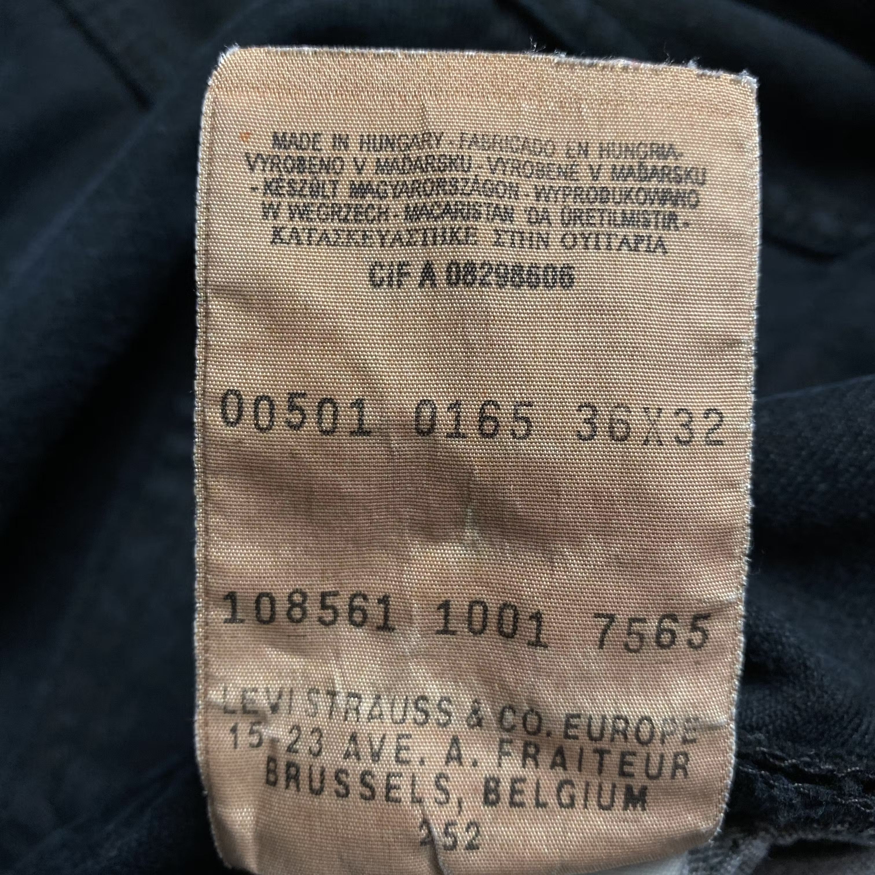 Levi's × Levi's Vintage Clothing × Vintage Mens Jeans Denim Levis Vintage 501 Size 36 Size US 36 / EU 52 - 8 Thumbnail