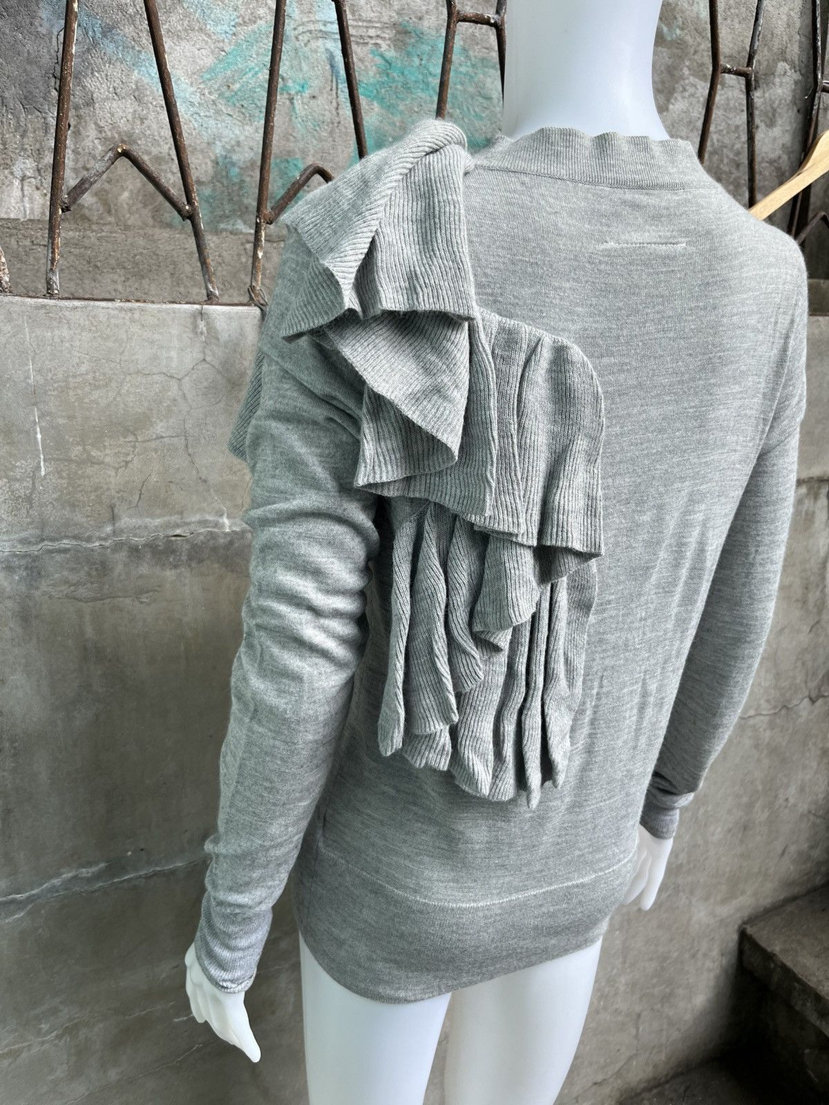 Maison Margiela MM6 Ruffled Cardigan Size S / US 4 / IT 40 - 6 Thumbnail