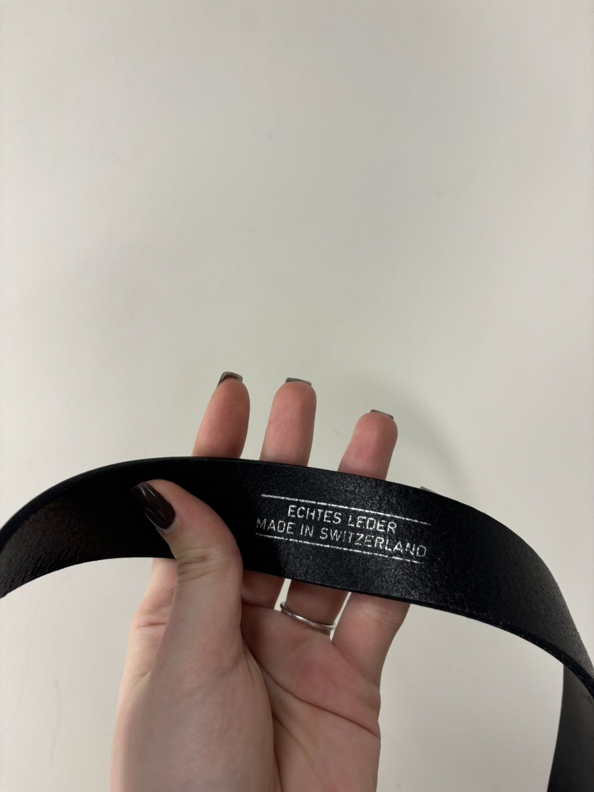 Oakley Vintage Oakley Style Y2K Hype Black Leather Belt Size ONE SIZE - 7 Thumbnail