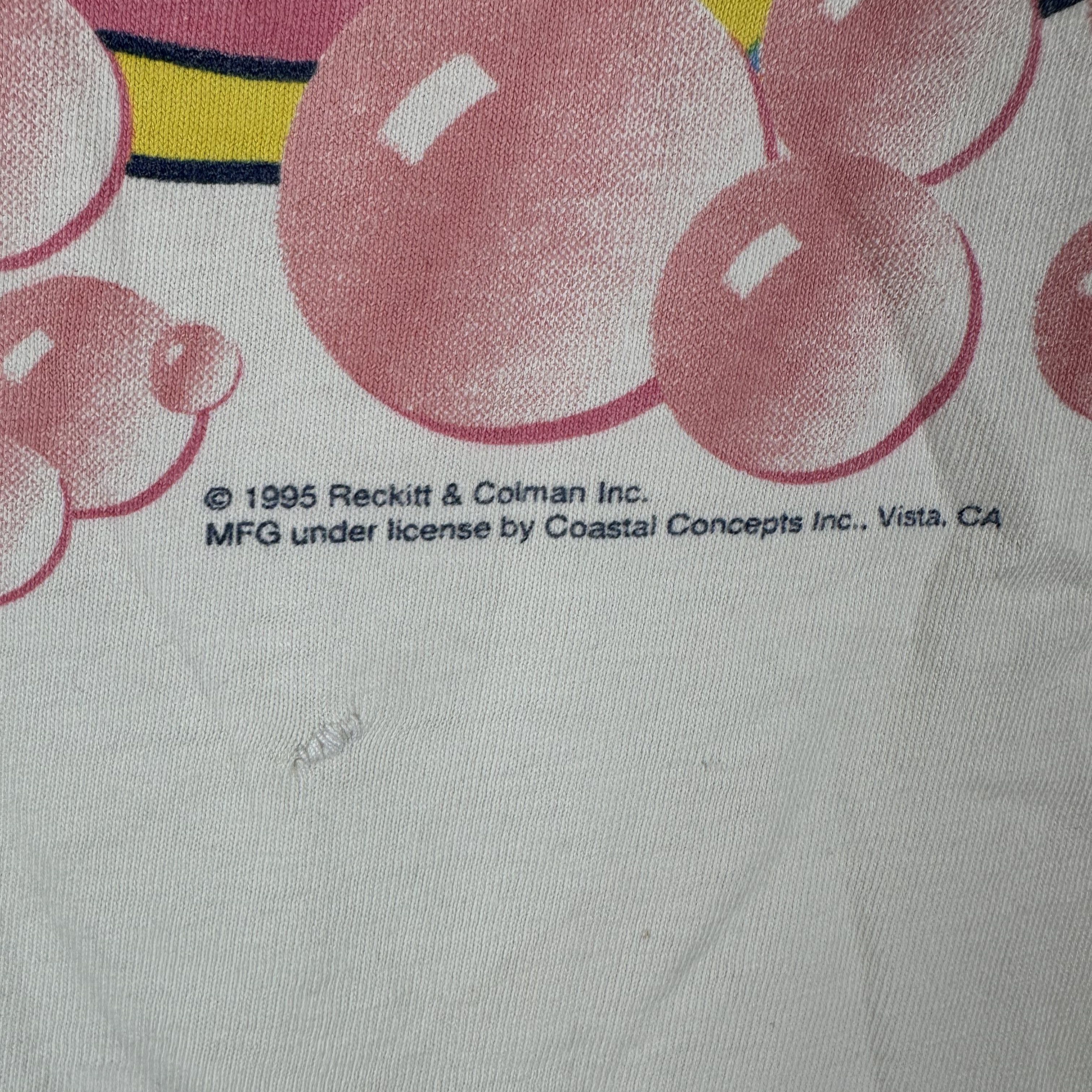 Vintage 1995 Mr. Bubble Bubble Bath Promo Graphic Ringer T-Shirt Size US XL / EU 56 / 4 - 2 Thumbnail