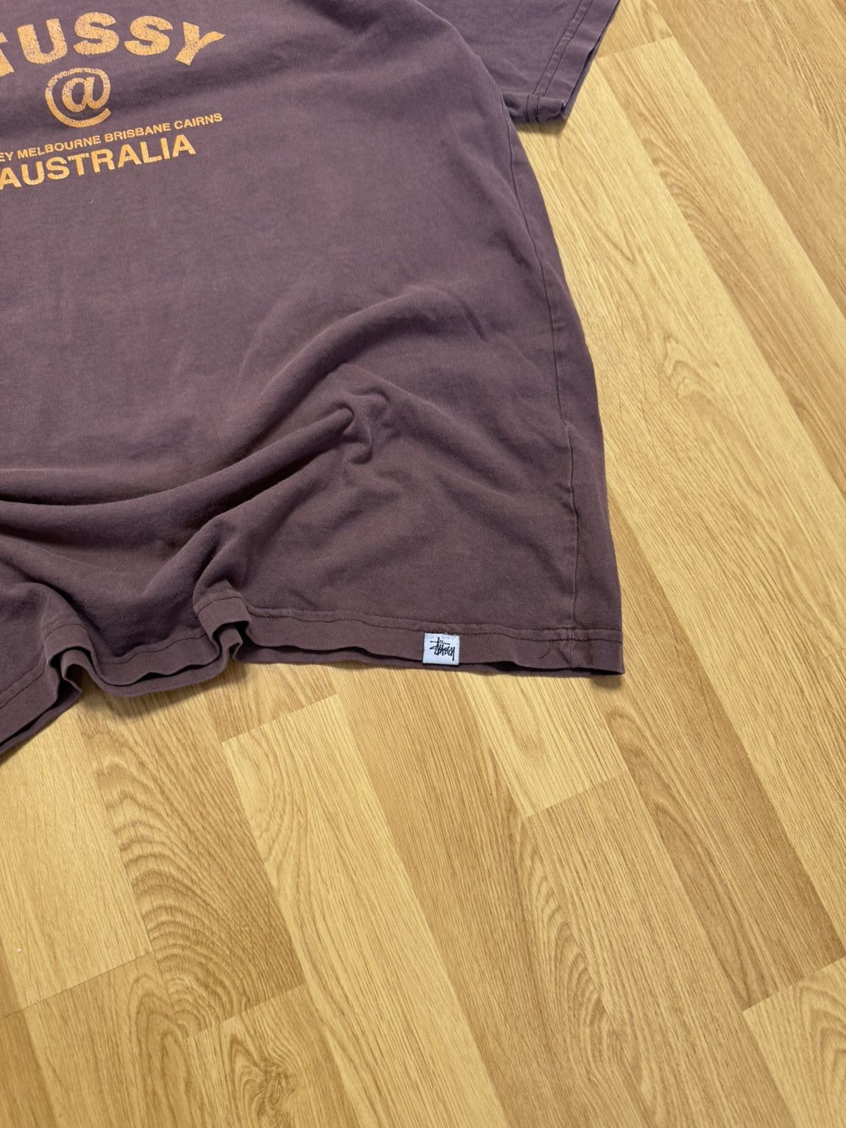 Stussy × Vintage Vintage Stussy Australia Big Logo T-Shirt Skateboard Size US M / EU 48-50 / 2 - 10 Thumbnail