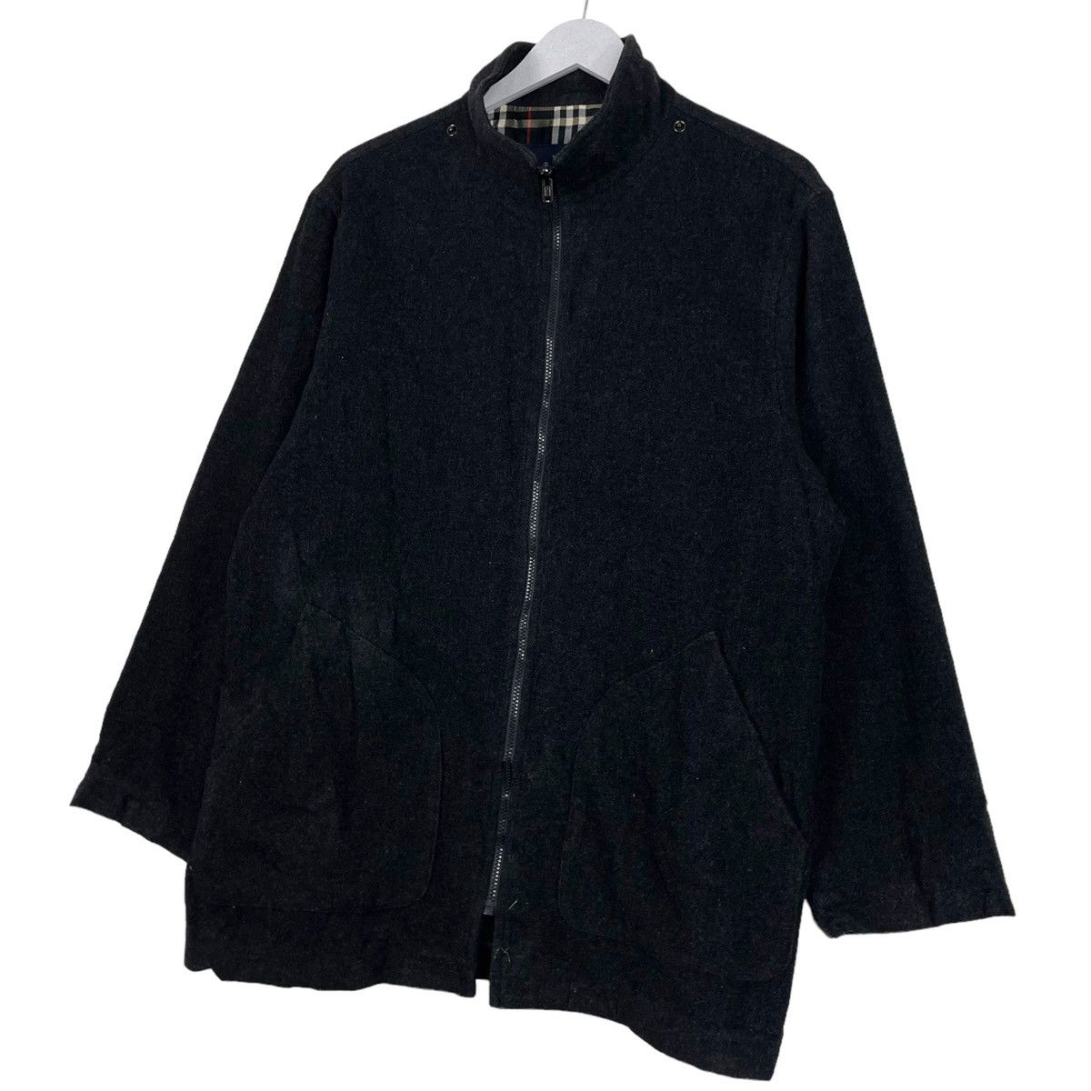 Burberry × Designer 💥BURBERRY NOVA CHECK ZIPPER WOOL Size US M / EU 48-50 / 2 - 3 Thumbnail
