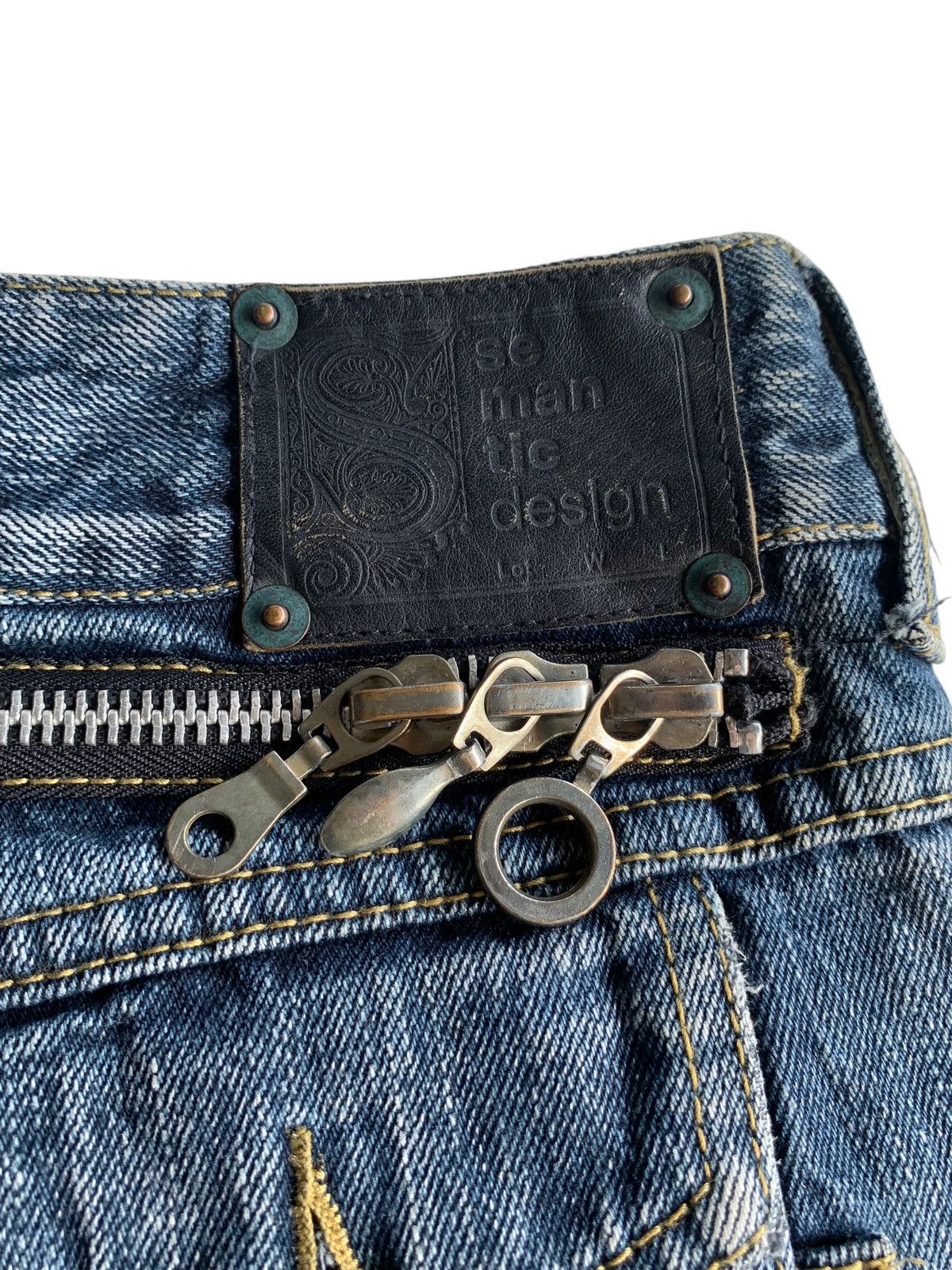 Tornado Mart Flare💥 Semantic Design Punk Style Rusty Distressed Denim☠️🎌 Size US 30 / EU 46 - 11 Thumbnail