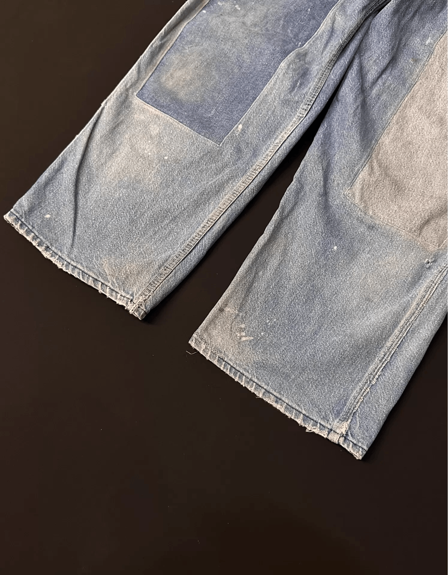 Other Vintage 50-60s USA Farmer Repaired Baggy Overalls Size US 30 / EU 46 - 3 Thumbnail