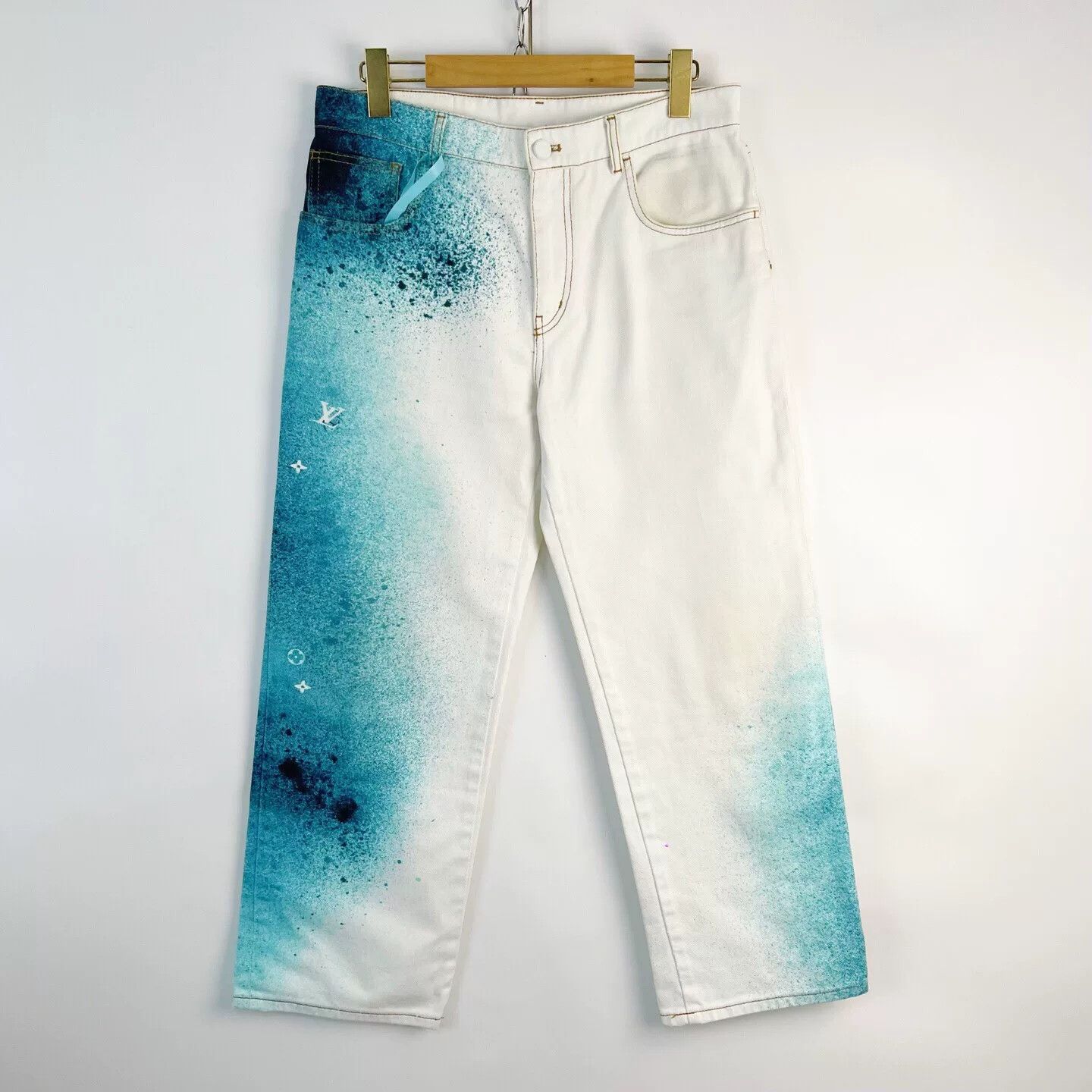 Louis Vuitton Louis Vuitton Splatter Gradient Jeans Size US 30 / EU 46 - 1 Thumbnail