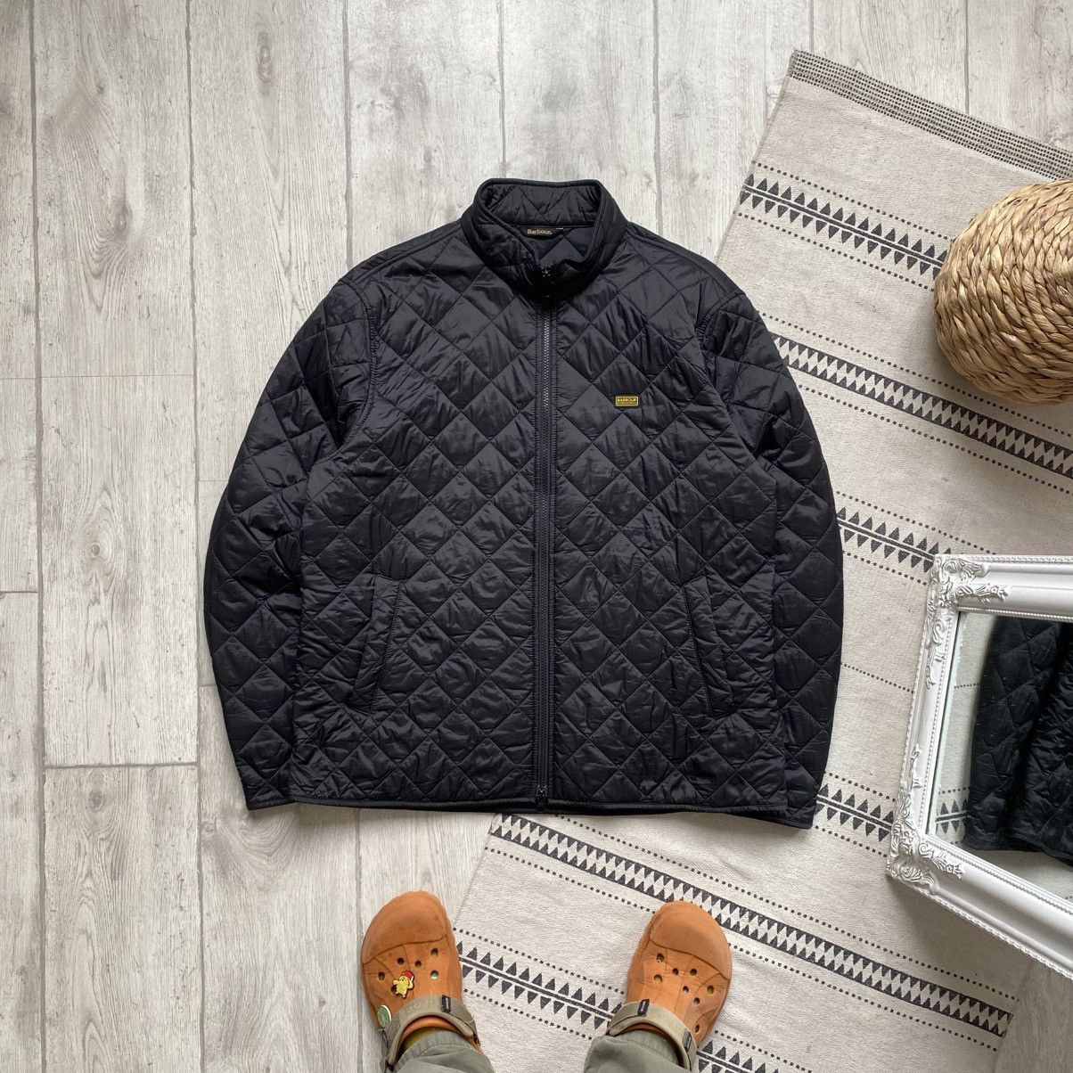 Barbour 🔥 Barbour International Gear Jacket Quilted Size US XL / EU 56 / 4 - 1 Thumbnail