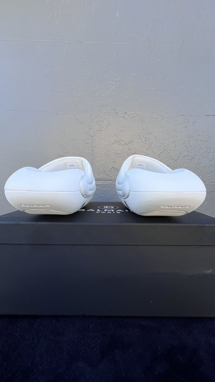 Balmain Balmain White B-IT Mules Sandals Slip Ons 42 Size US 9 / EU 42 - 3 Thumbnail