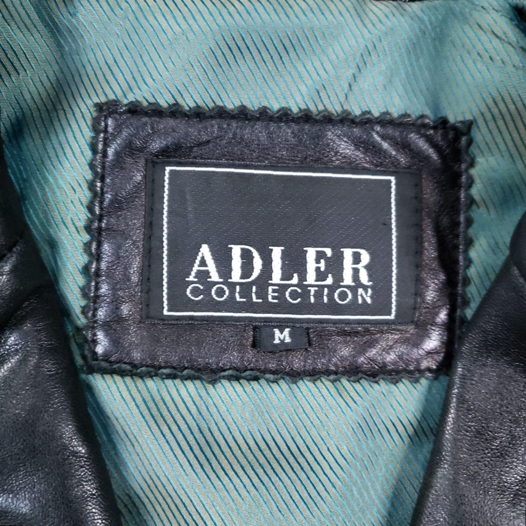Vintage Adler Collection Jacket Womens Medium Black Leather Lambskin Button Car Coat Size M / US 6-8 / IT 42-44 - 5 Thumbnail