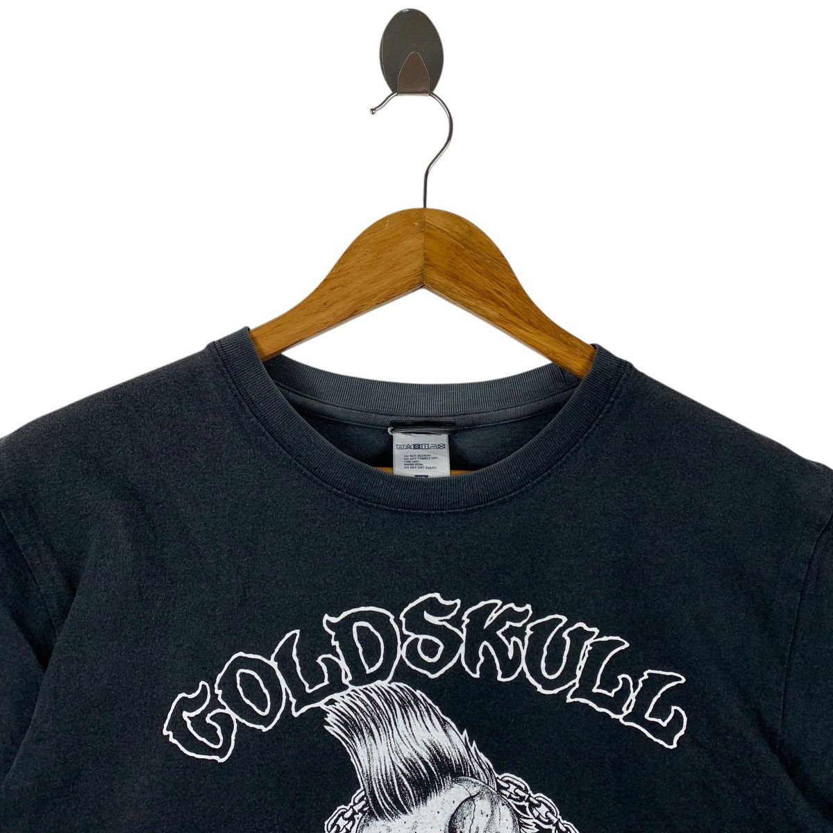 Japanese Brand Vintage JAPAN PRO WRESTLING Coldskull Big spellout tee Size US M / EU 48-50 / 2 - 2 Thumbnail
