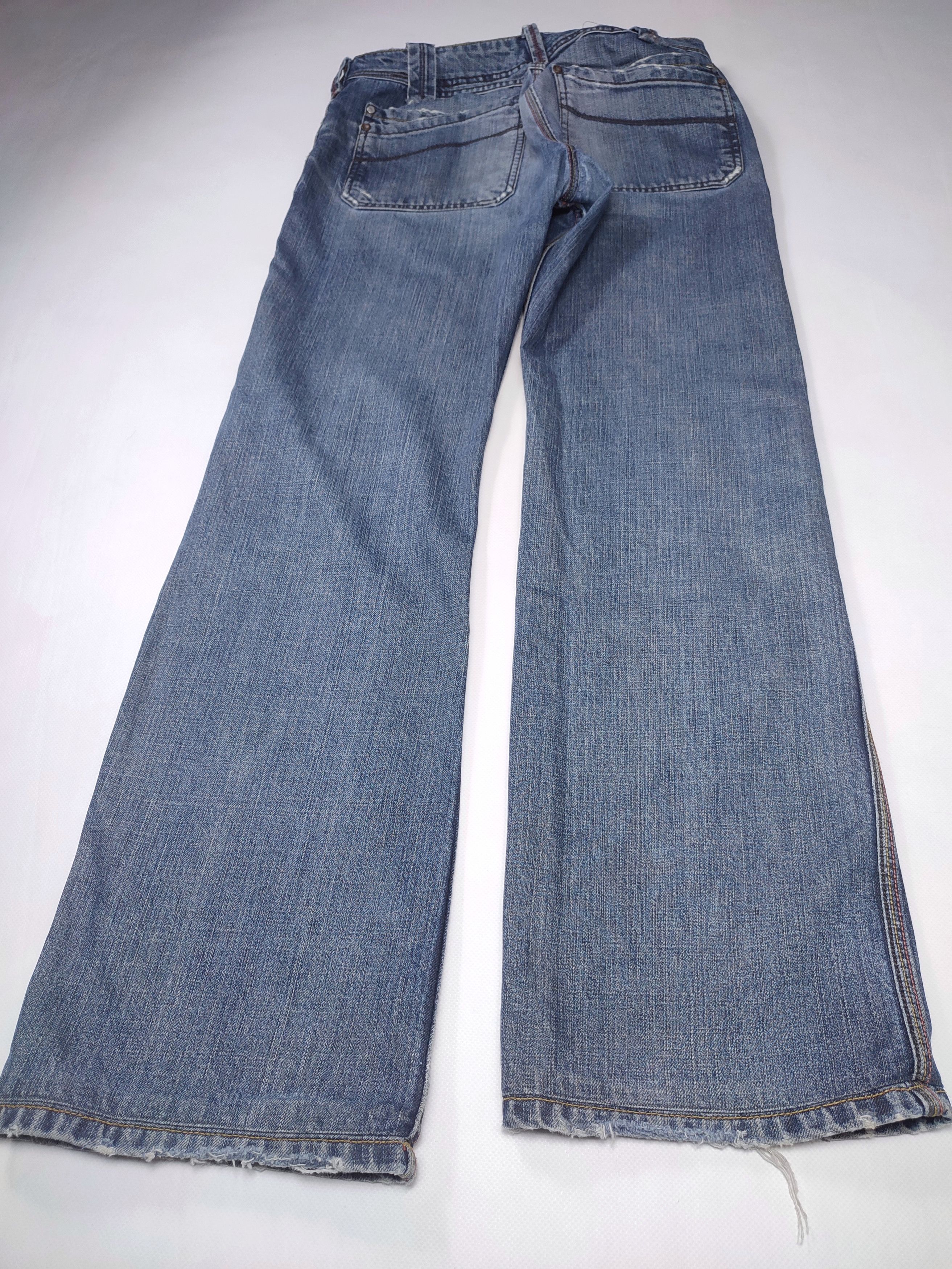 Diesel Diesel Moorix Washed Straight Damaged Denim Pants Size US 30 / EU 46 - 13 Thumbnail