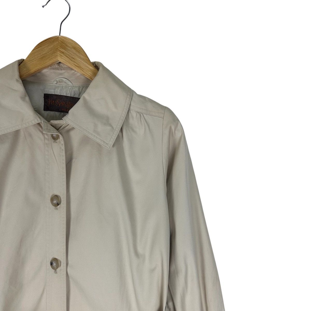 Yves Saint Laurent YSL TRENCH COAT JACKET Size M / US 6-8 / IT 42-44 - 4 Thumbnail