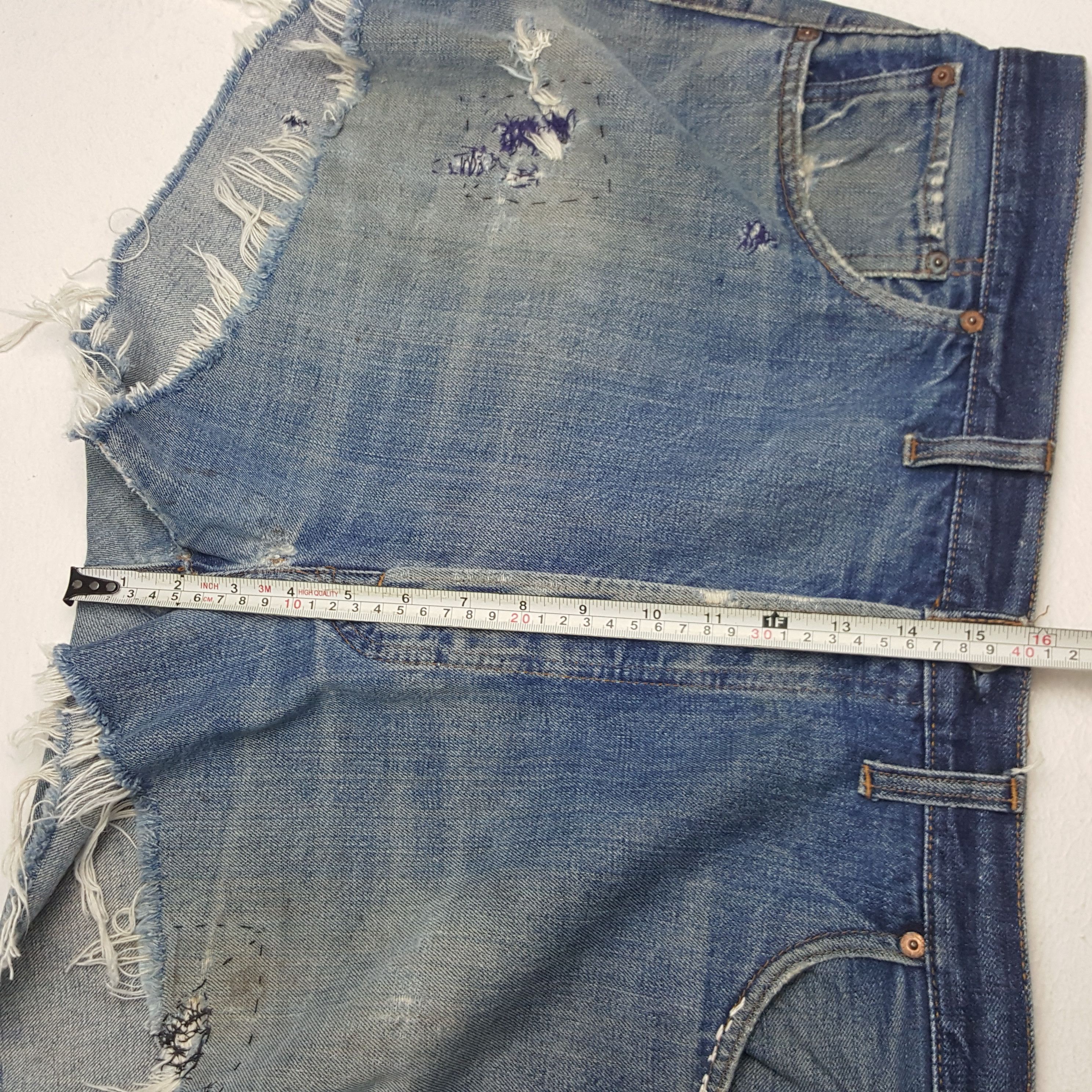 Levi's × Vintage Vintage Levis Short Denim Jeans Size 40" / US 18 - 7 Thumbnail