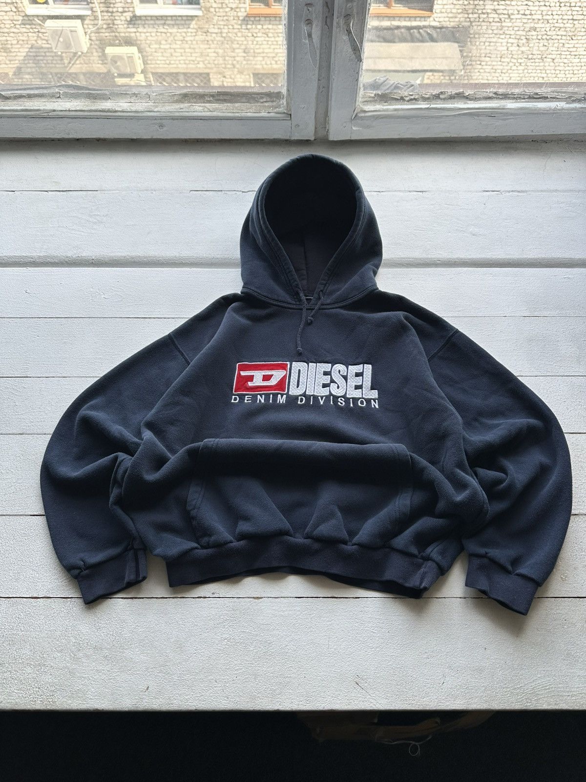 Diesel 🚨DIESEL HYPE BLUE HOODIE BIG LOGO BOXY FIT DENIM DIVISION Size US M / EU 48-50 / 2 - 1 Thumbnail