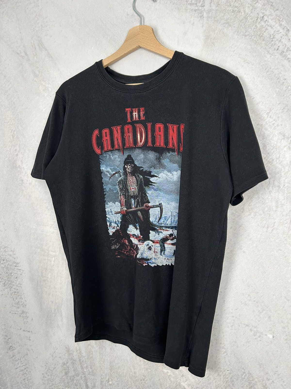 Band Tees Vintage The Canadians Rock Band Tee Graphic Hardcore Metal Size US M / EU 48-50 / 2 - 3 Thumbnail