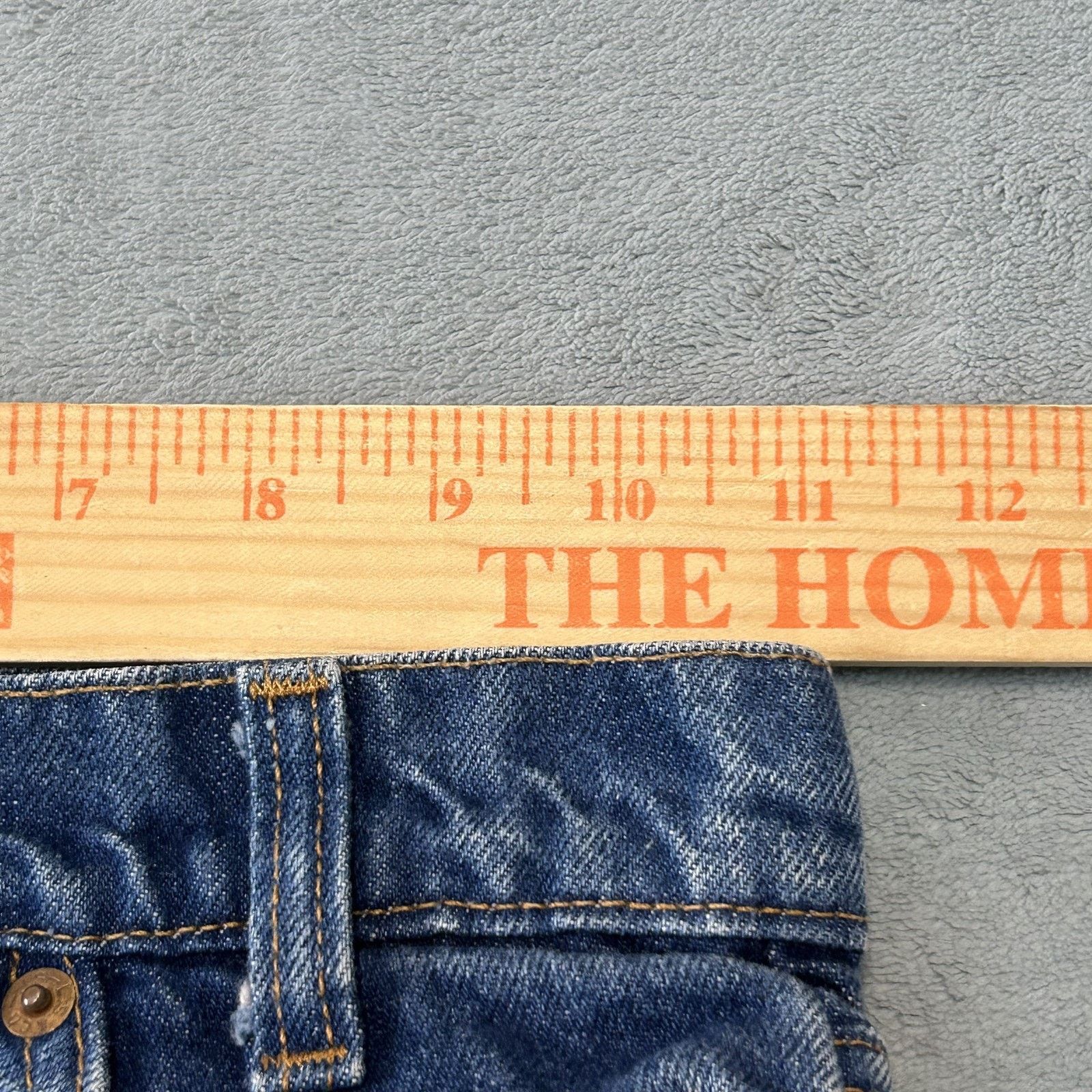 Levi's Levis 562 Orange Tabs Jeans Youth 8 22x21 Button Fly USA Size 22" - 12 Thumbnail