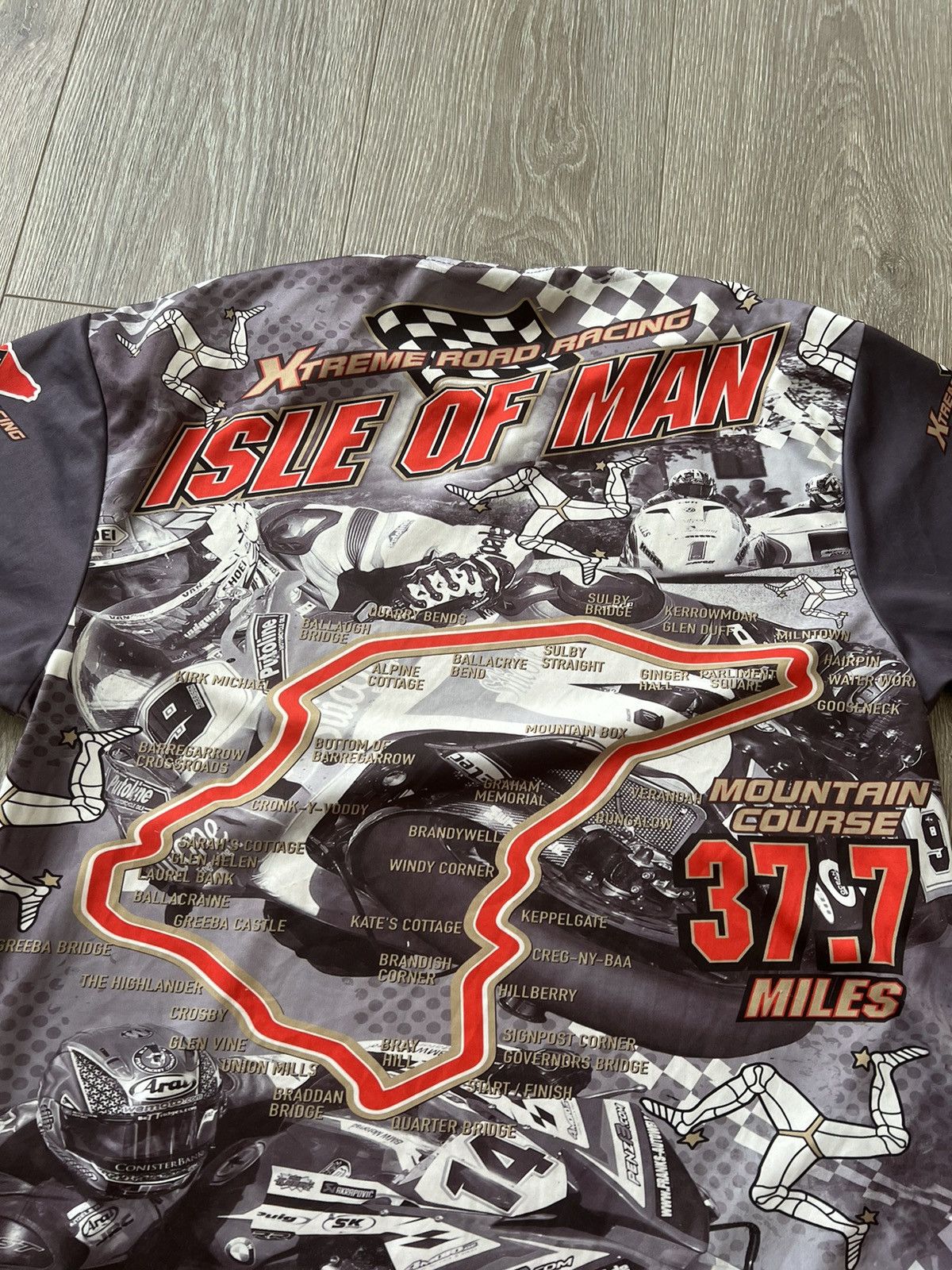 Other 💥 RACING Tee Shirt Moto isle of man Size US M / EU 48-50 / 2 - 9 Thumbnail