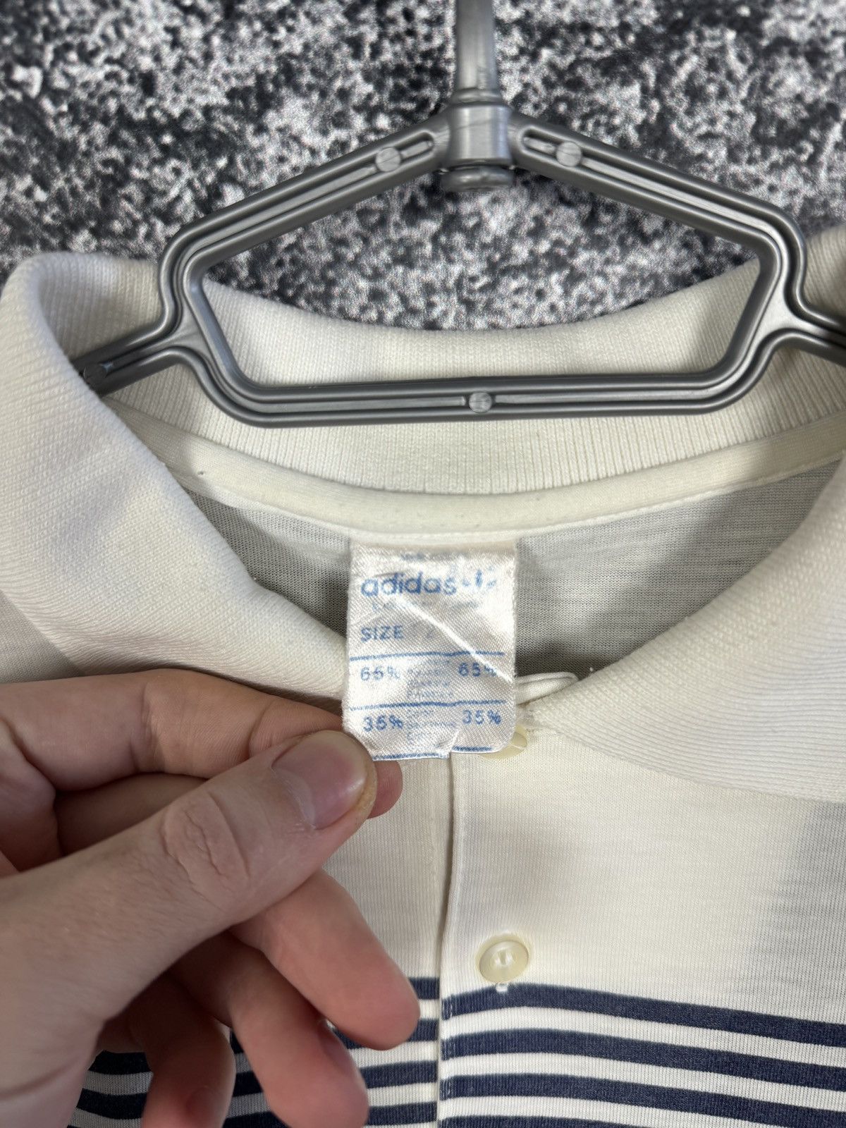 Adidas Men’s Adidas Vintage 80s Polo Shirt Streetwear Size 2 (XS-S) Size US S / EU 44-46 / 1 - 7 Thumbnail